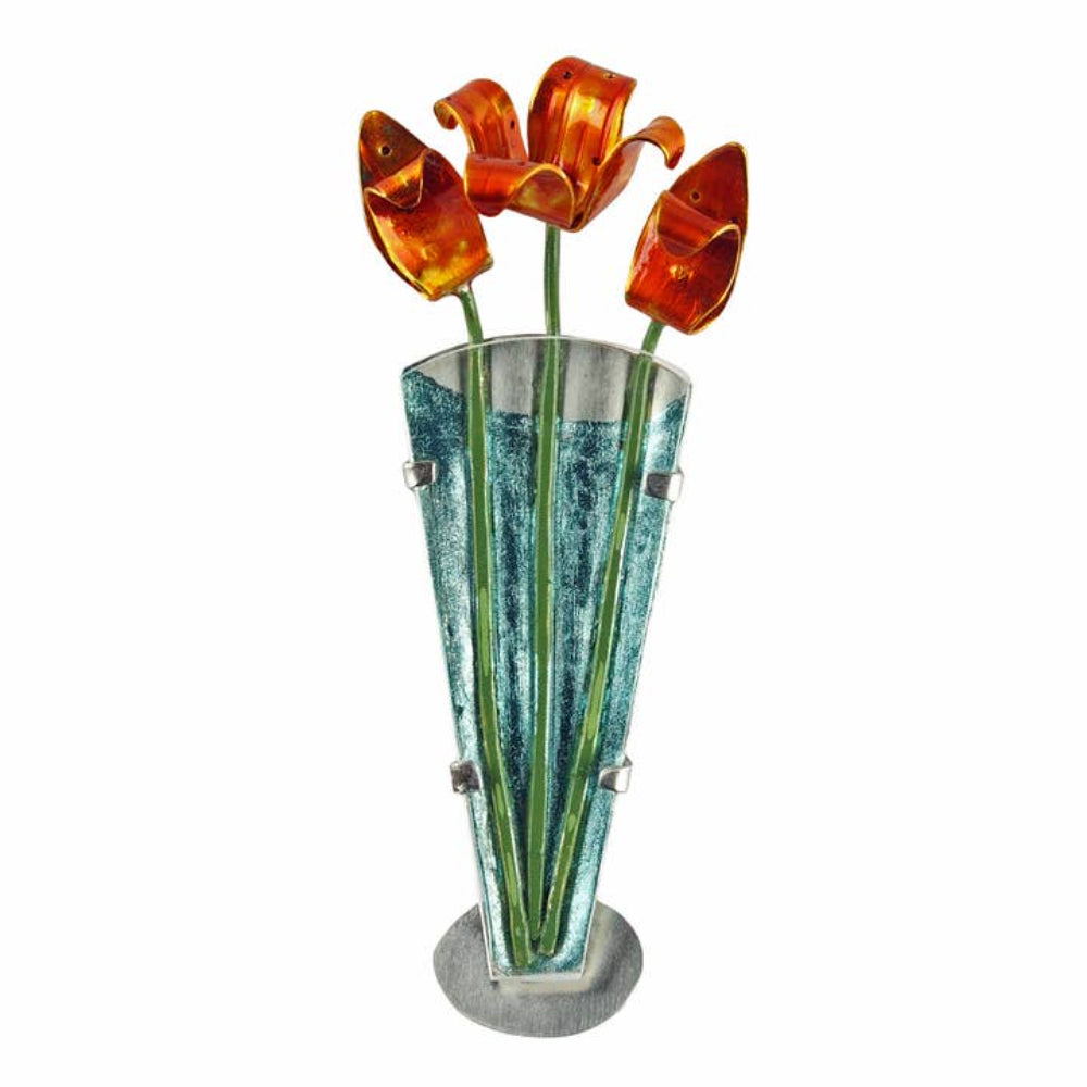 Flower Vase Brooch by Chickenscratch