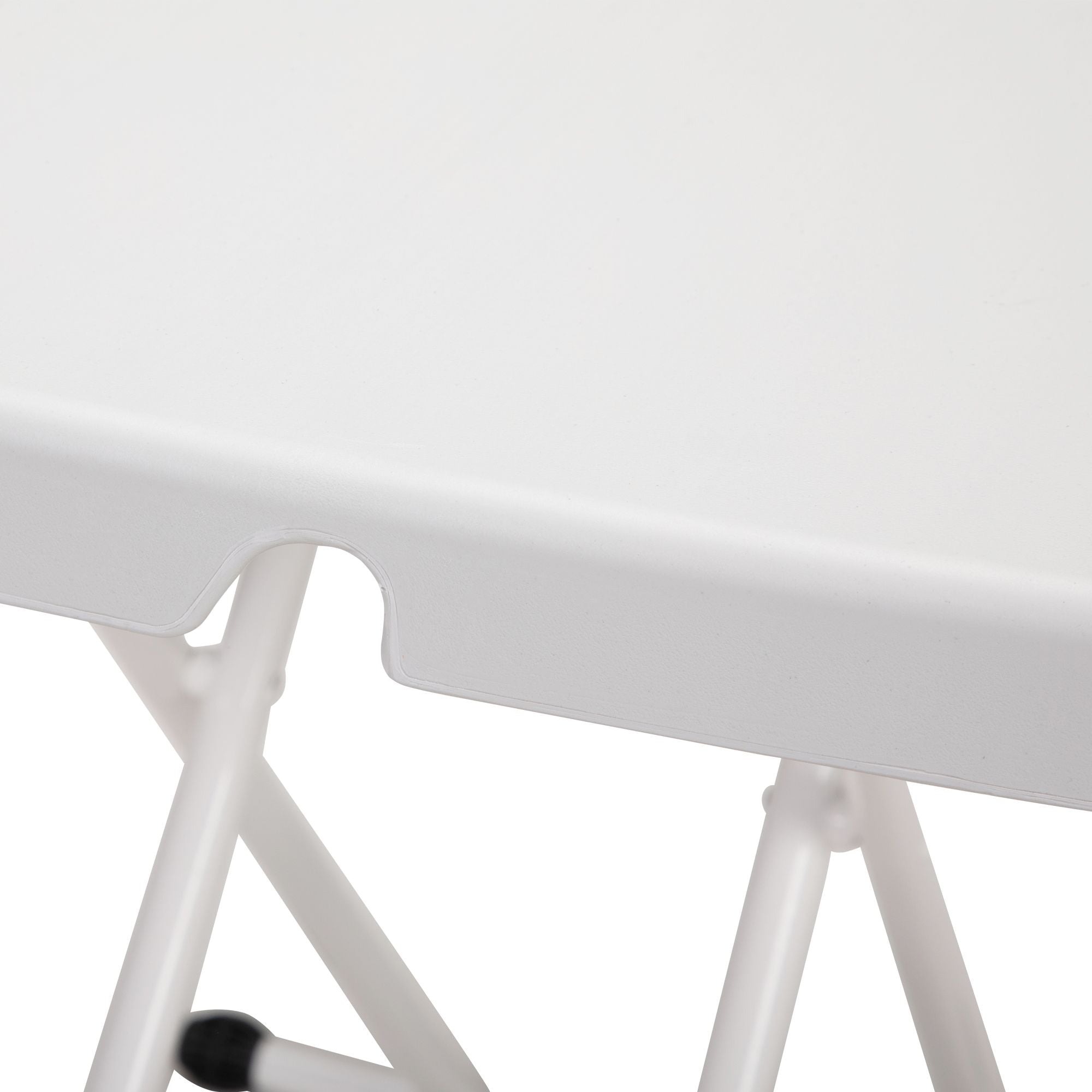 Folding Table Writing Desk with Adjustable Height for Study Office Home Use