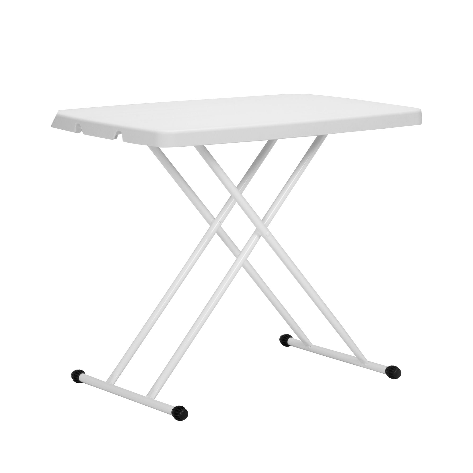 Folding Table Writing Desk with Adjustable Height for Study Office Home Use