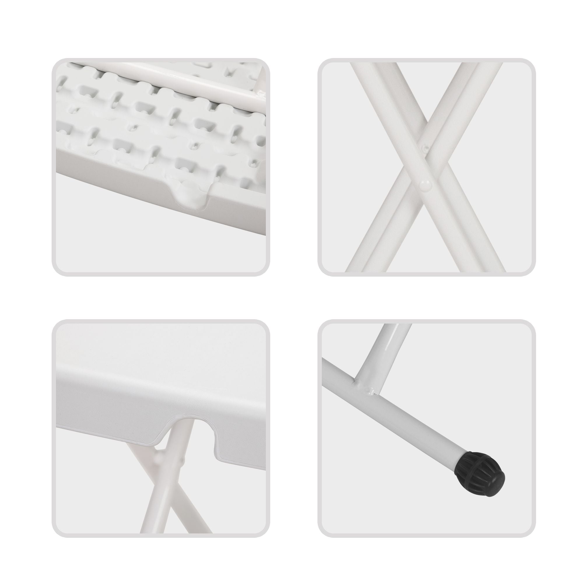 Folding Table Writing Desk with Adjustable Height for Study Office Home Use