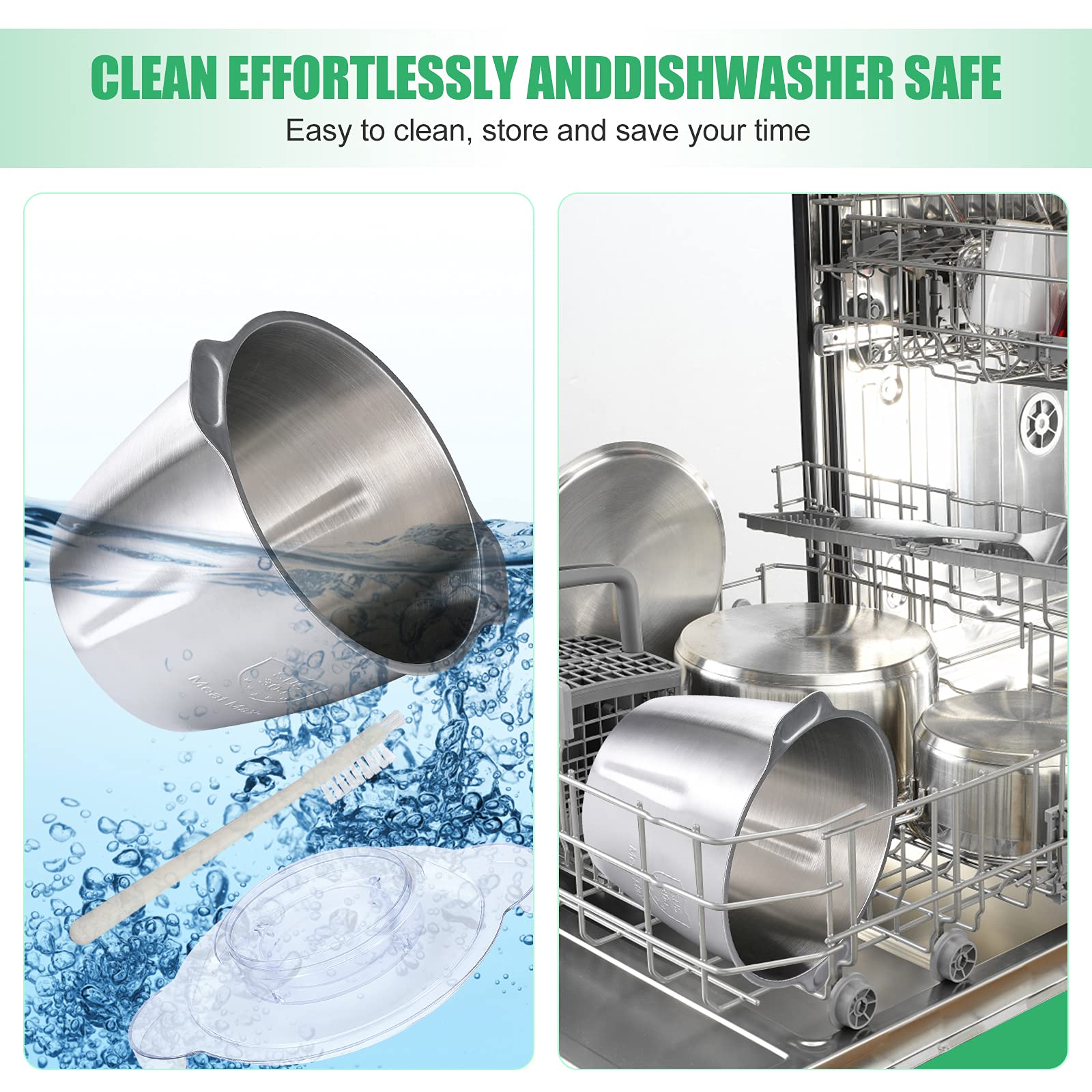 Food Processor, 500W Powerful Meat Grinder, 14Cup Stainless Steel Bowl, 3 Speed Modes 4 Bi-Level Blades for Onion, Meat, Nuts, Fruit, Garlic, Vegetable, Baby Food