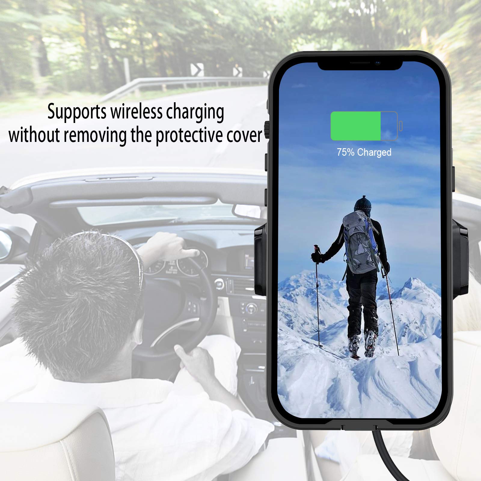 for Waterproof iPhone 11 Pro Max Case - Full Body Bumper Case Waterproof Rugged Protection with Built-in Screen Black
