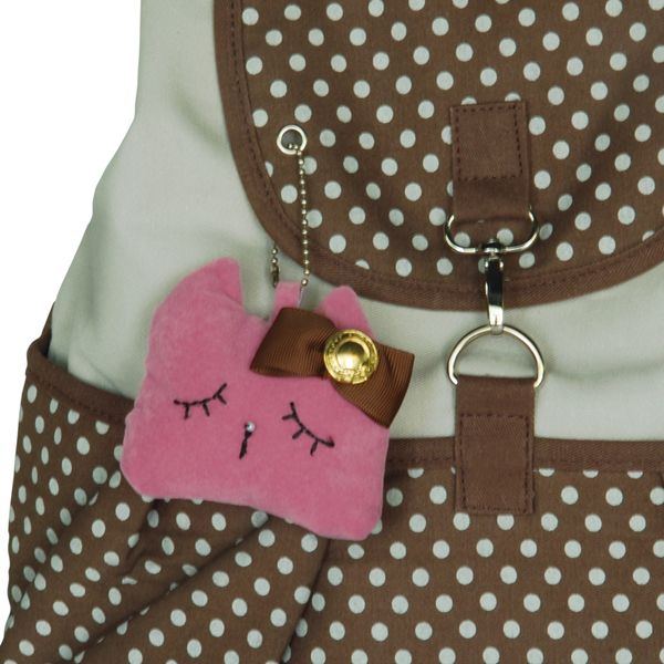 [Forest Girl] Fabric Art School Backpack Outdoor Daypack