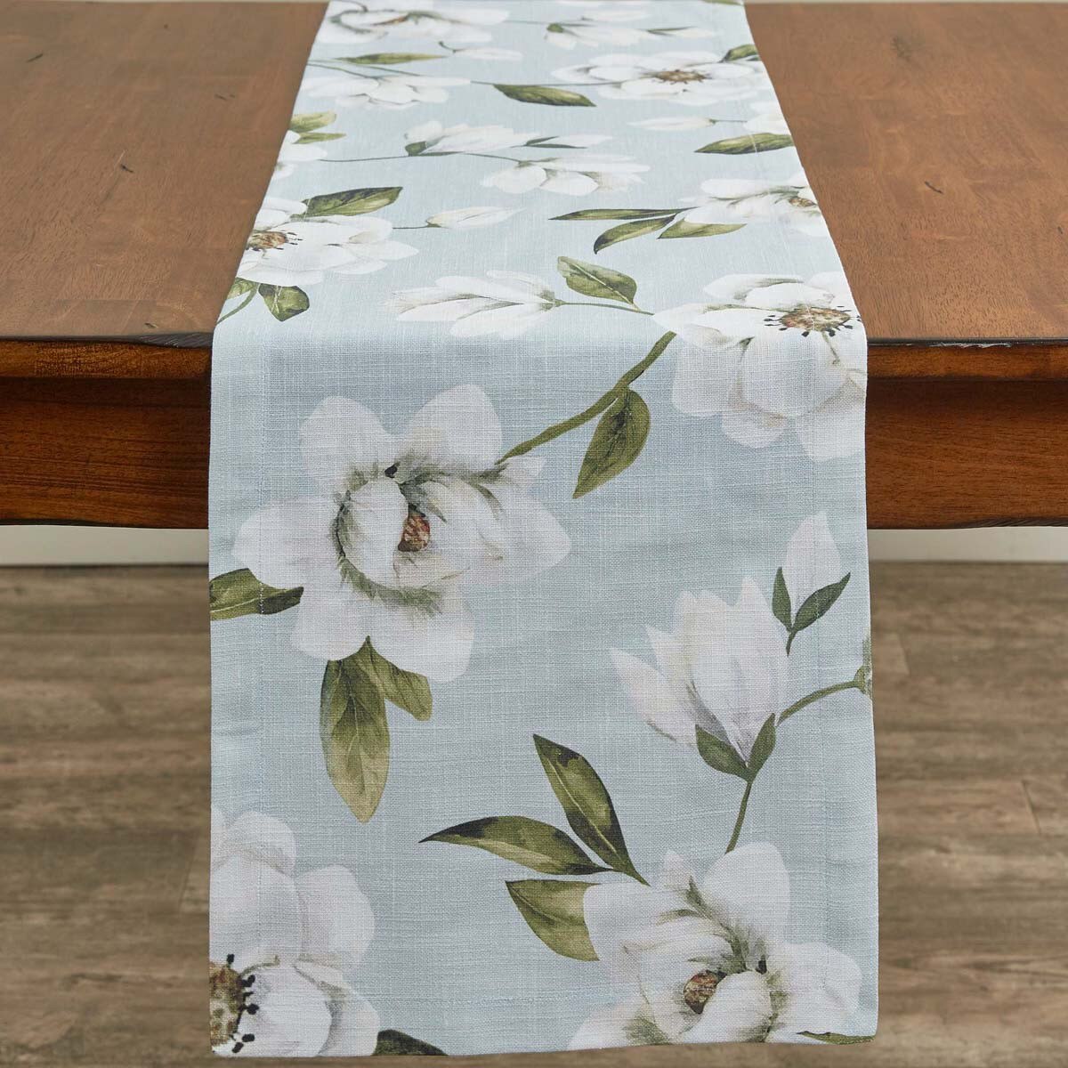 Magnolia Floral Print Runner