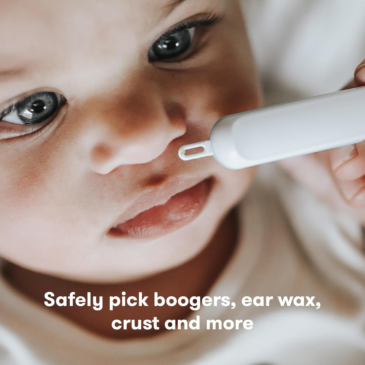 Frida Baby 3-in-1 Nose, Nail + Ear Picker by Frida Baby the Makers of NoseFrida the SnotSucker, Safely Clean Baby's Boogers, Ear Wax & More