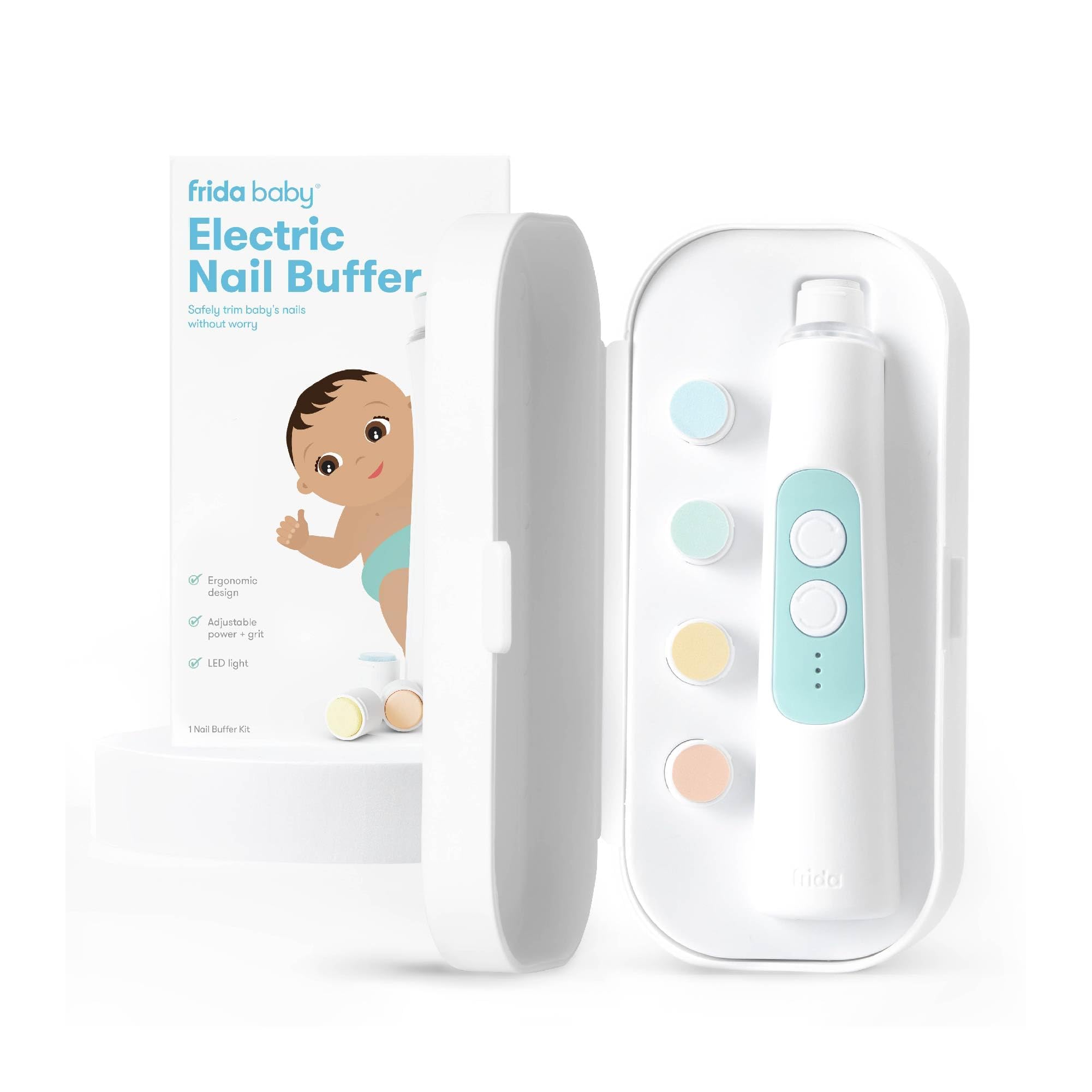 Frida Baby 3-in-1 Nose, Nail + Ear Picker by Frida Baby the Makers of NoseFrida the SnotSucker, Safely Clean Baby's Boogers, Ear Wax & More