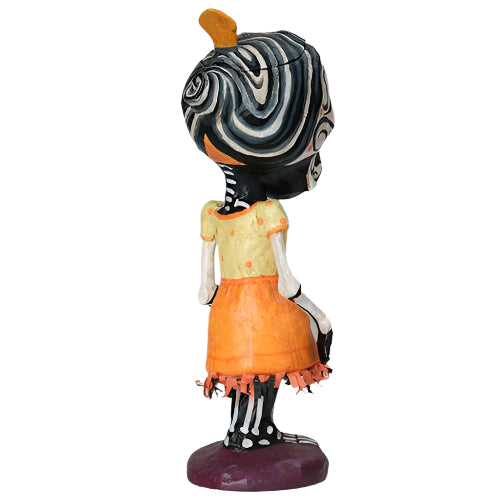 Frida Skelley Folk Art Figure by Jorge de Rojas