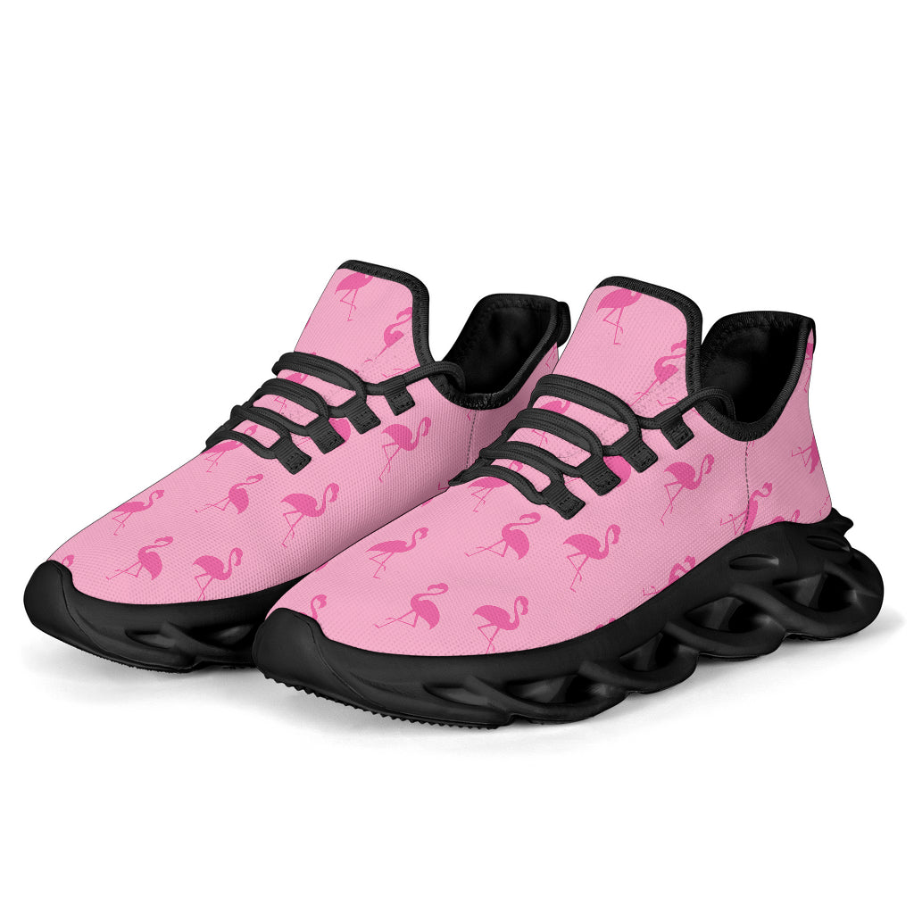 Simple Pink Flamingo M-Sole Sneakers