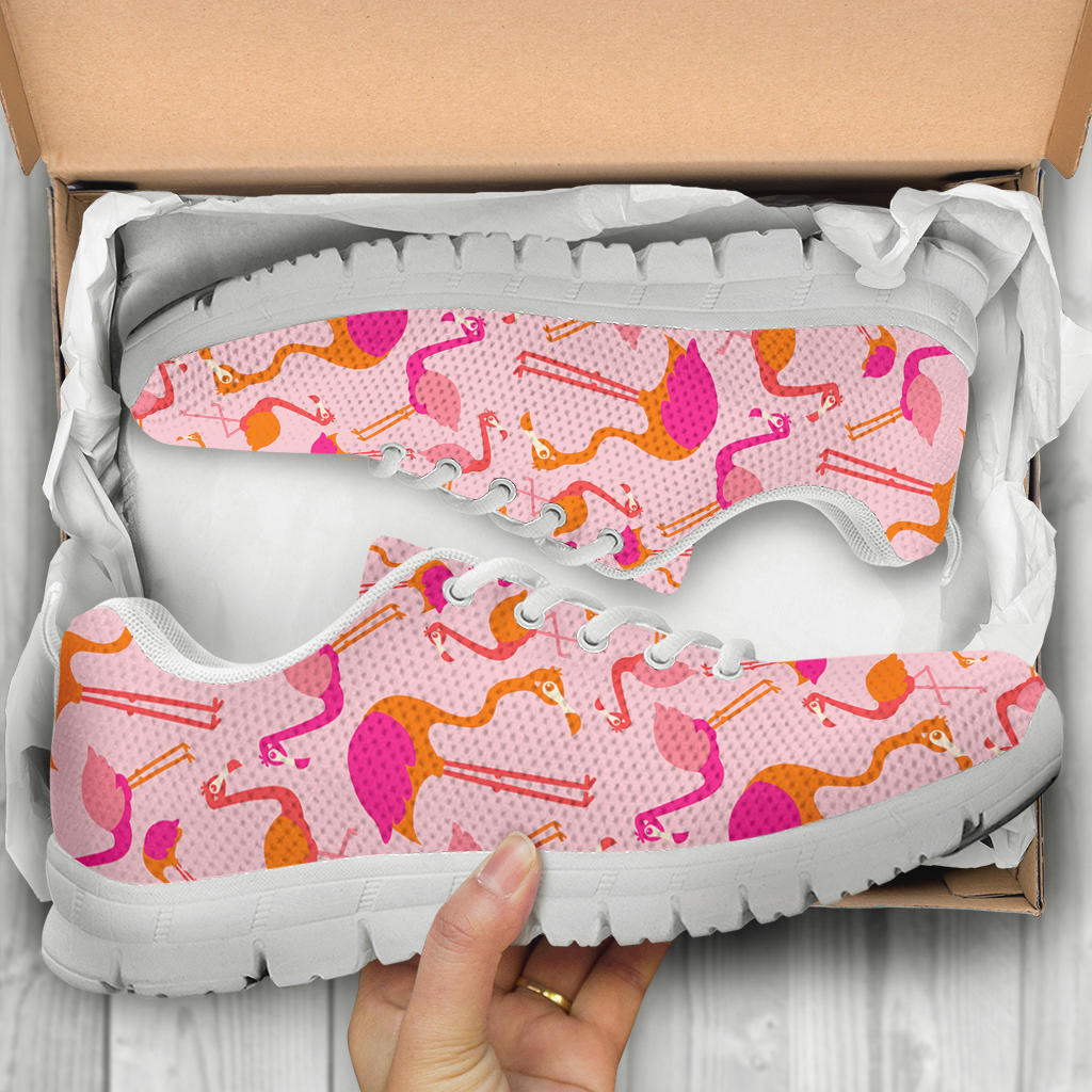 Multicolor Pink Flamingo Sneakers