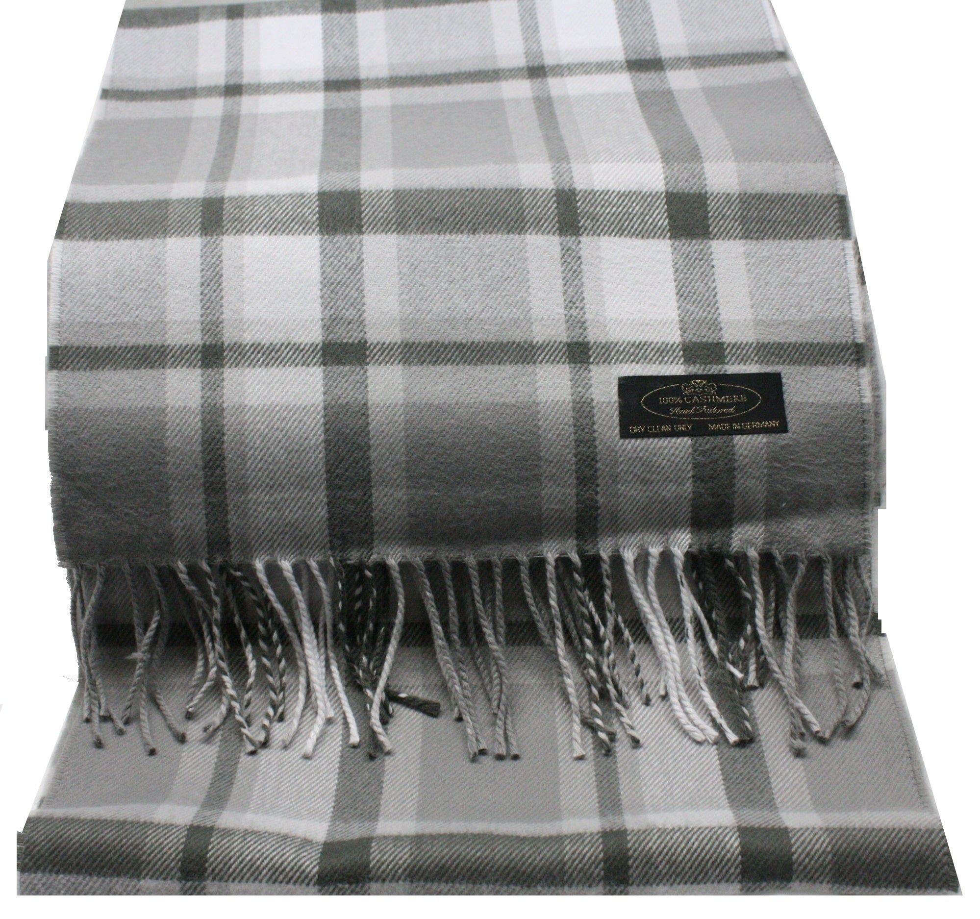 Multi Tone Grey  Cashmere Scarf