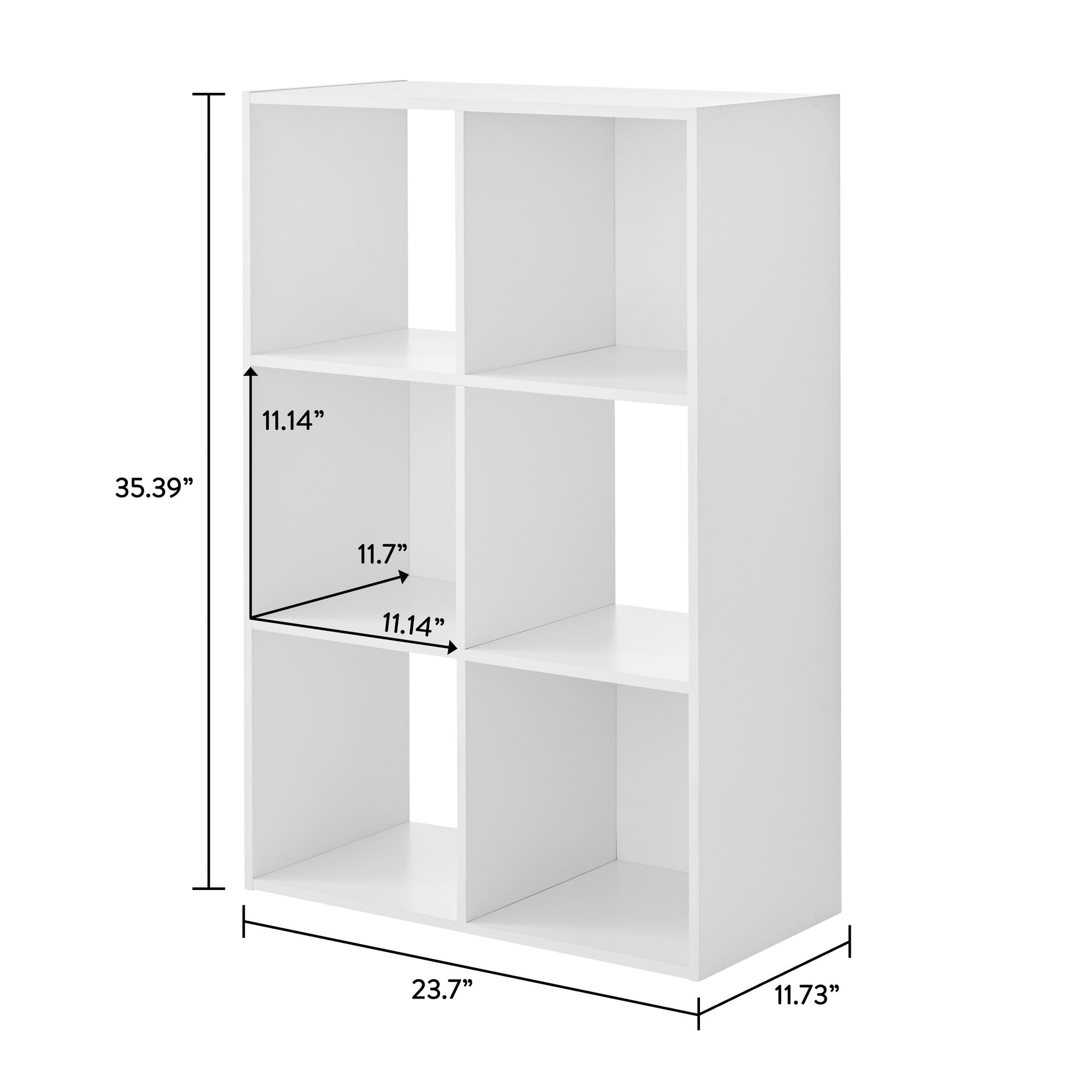 Furniture display cabinets, bedrooms, kitchens, living rooms, storage cabinets,Mainstays 11" 6-Cube Storage Organizer