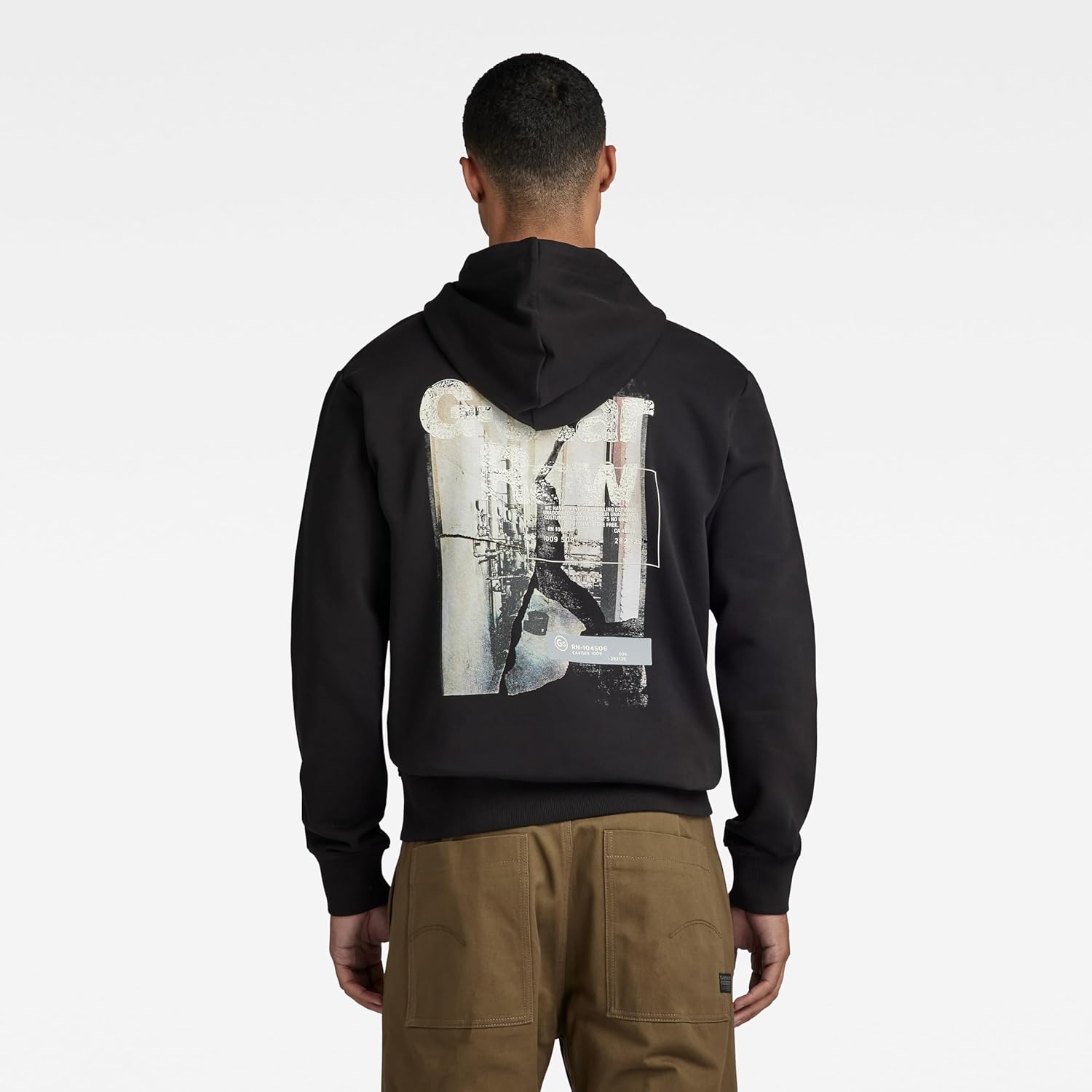 G-Star Men's Back Print Hoodie