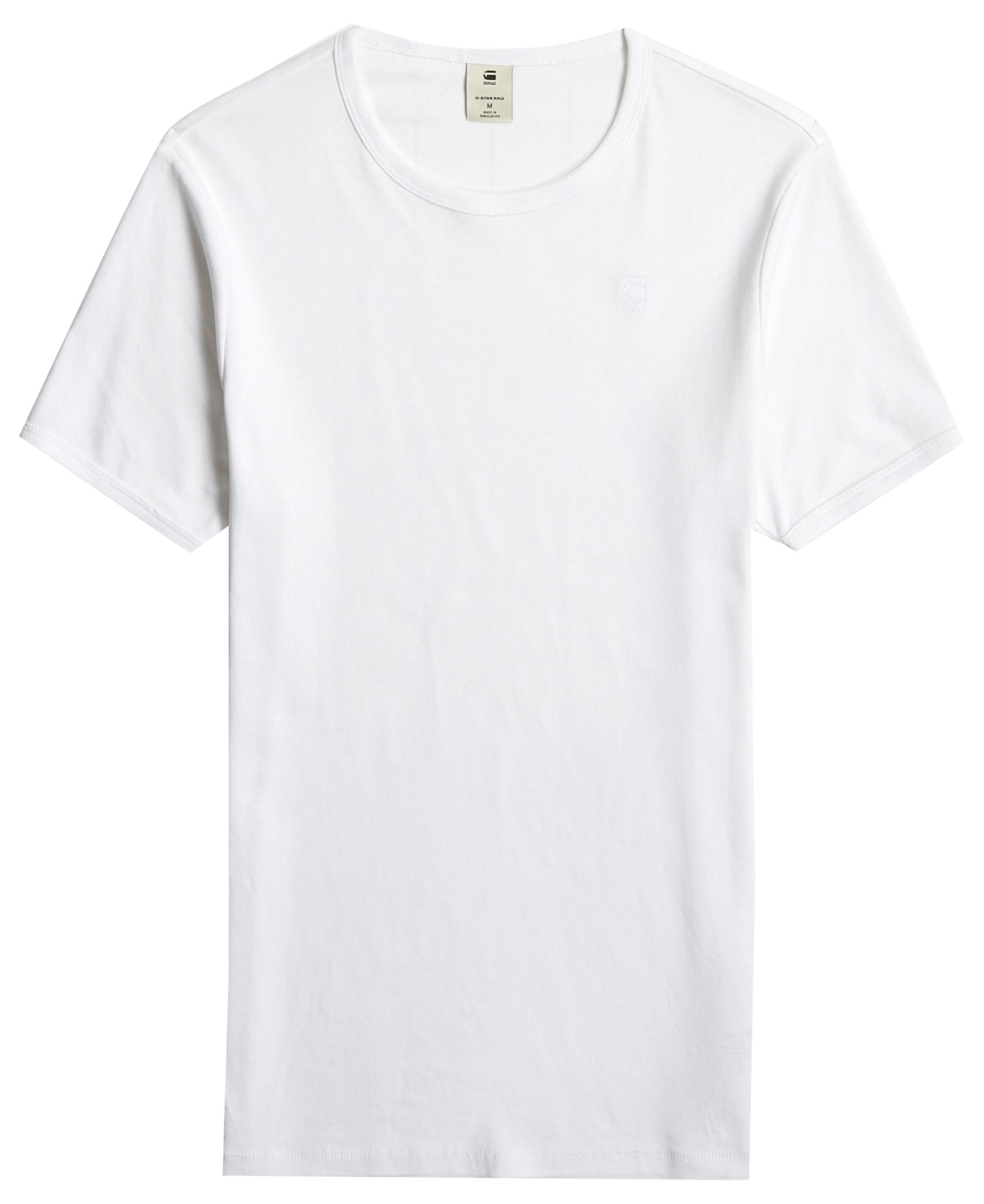 G-STAR RAW Men's Base Layer Crew Neck Short Sleeve T-Shirt 2-Pack