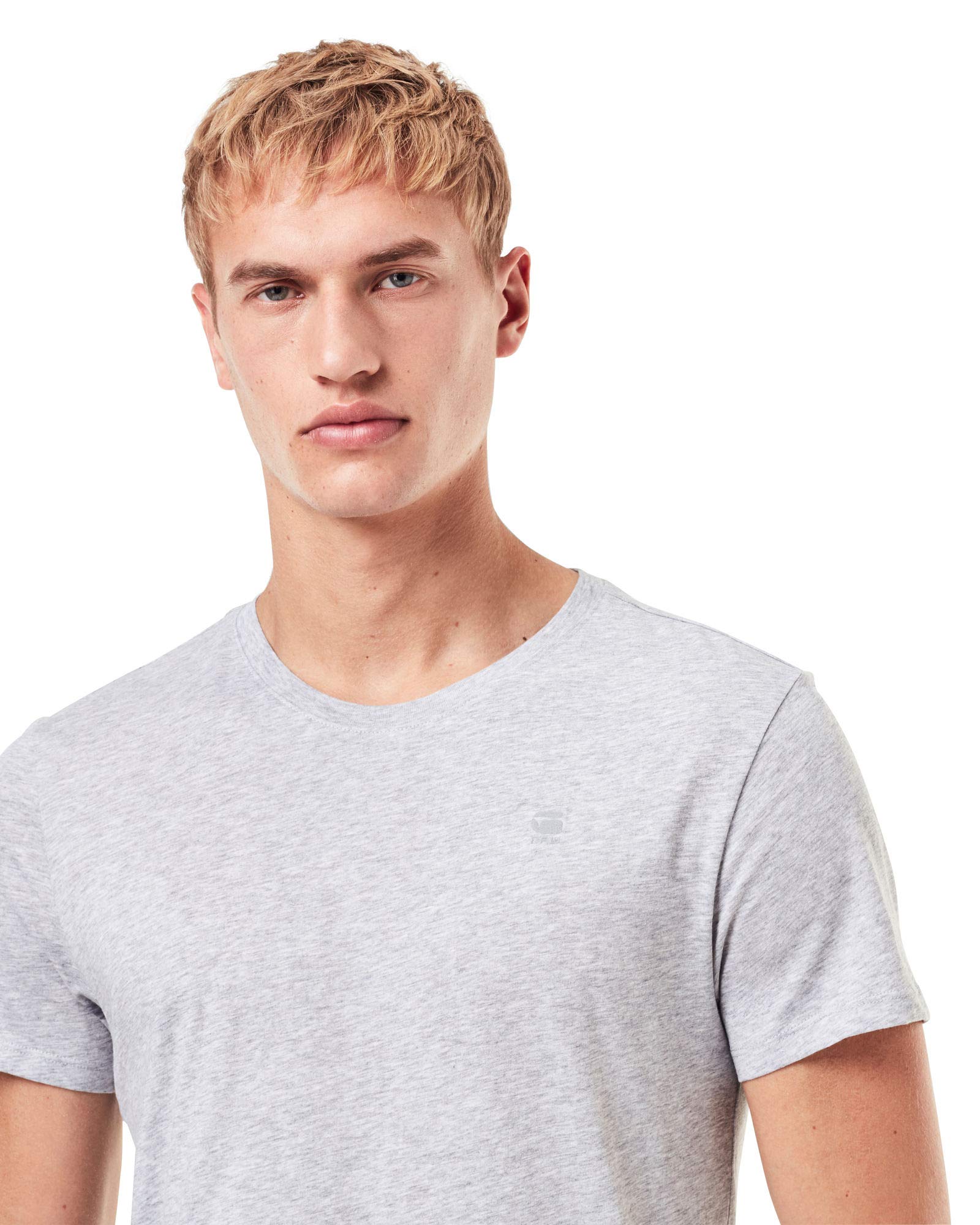 G-STAR RAW Men's Base Layer Crew Neck Short Sleeve T-Shirt 2-Pack