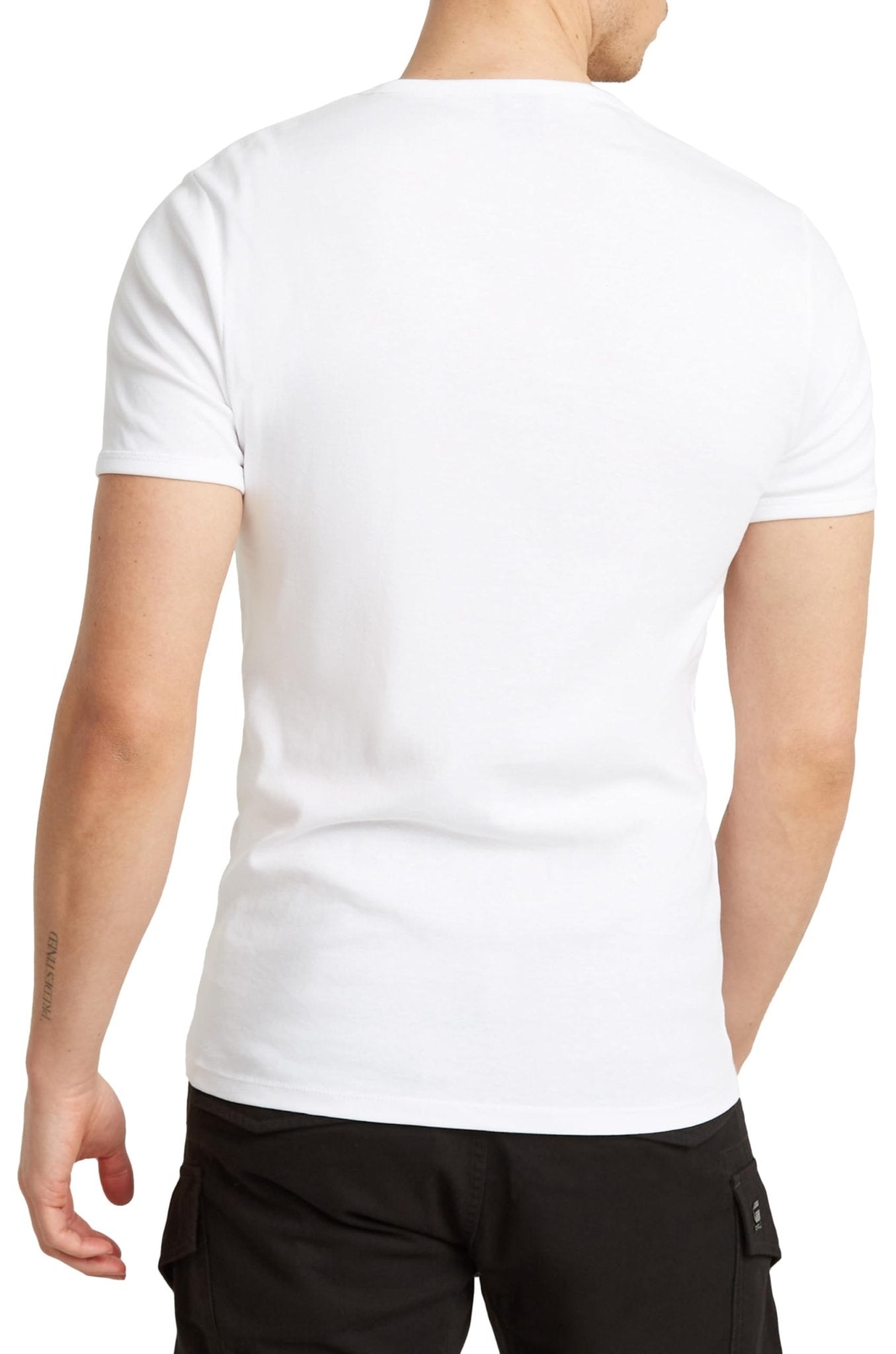 G-STAR RAW Men's Base Layer Crew Neck Short Sleeve T-Shirt 2-Pack