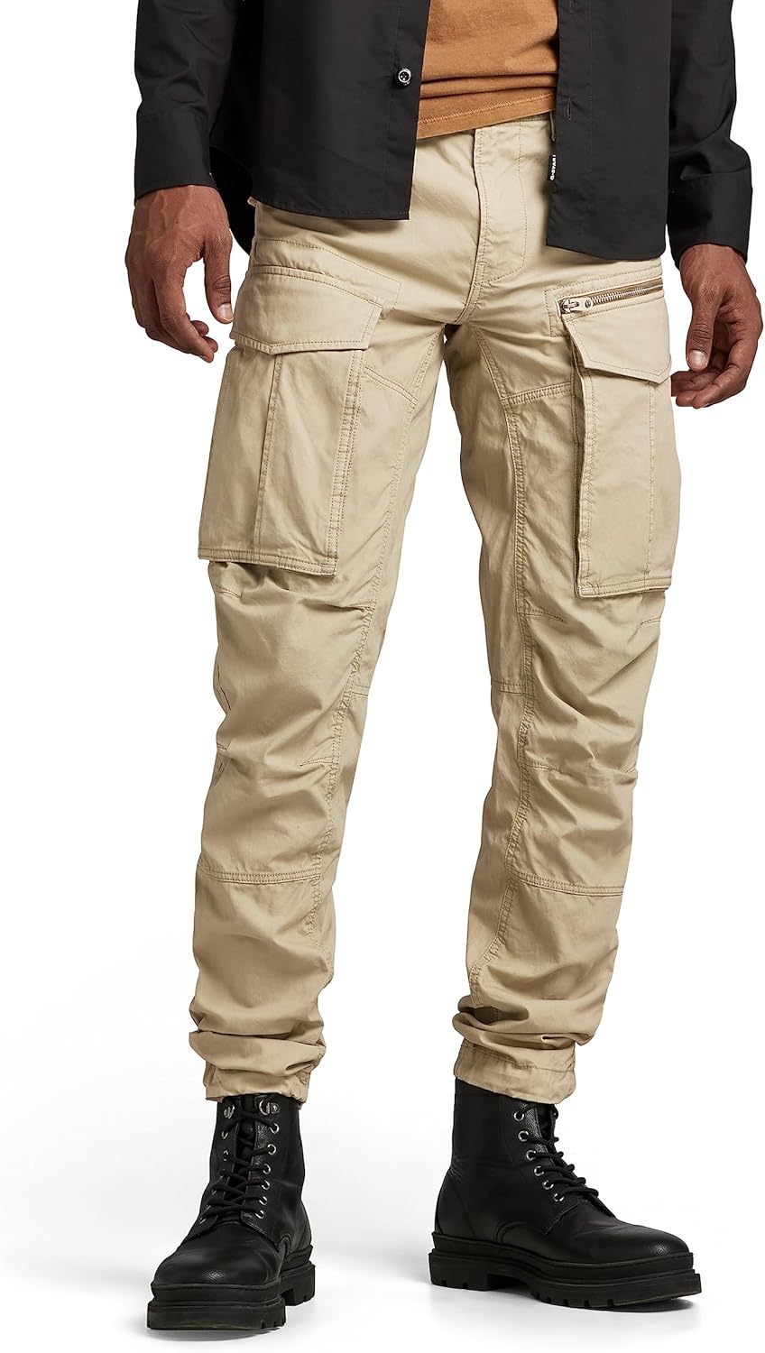 G-STAR RAW Men's Rovic Zip 3D Straight Tapered Fit Cargo Pants