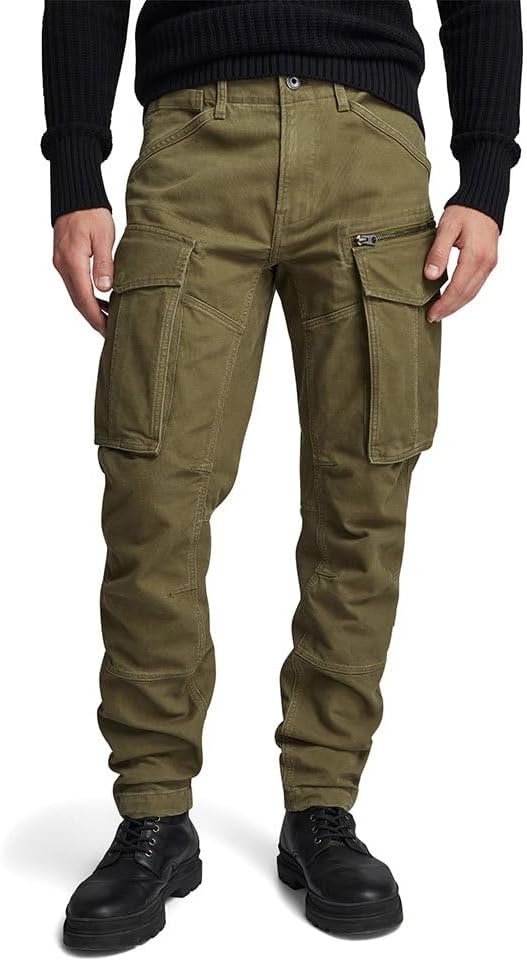 G-STAR RAW Men's Rovic Zip 3D Straight Tapered Fit Cargo Pants