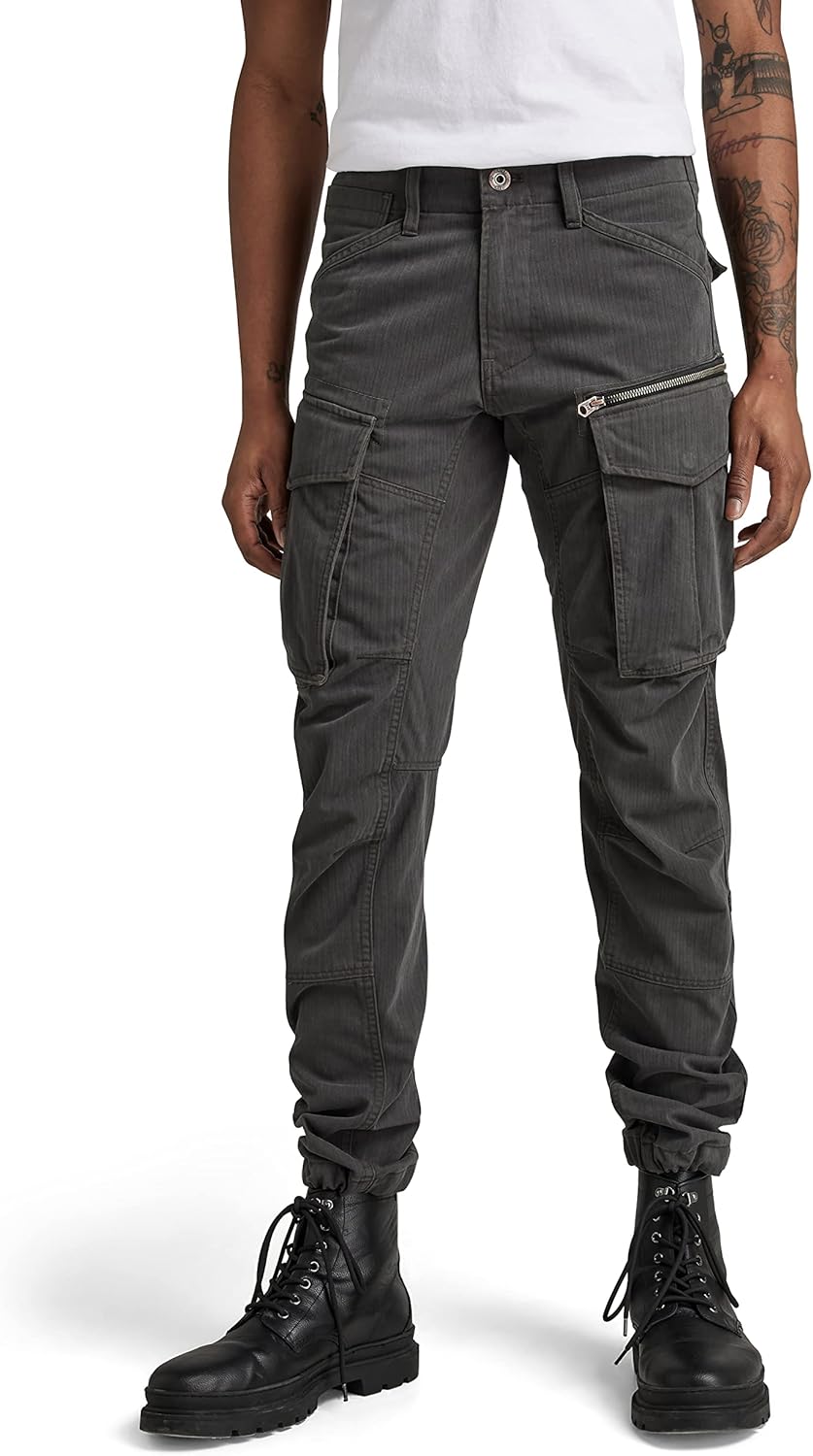 G-STAR RAW Men's Rovic Zip 3D Straight Tapered Fit Cargo Pants