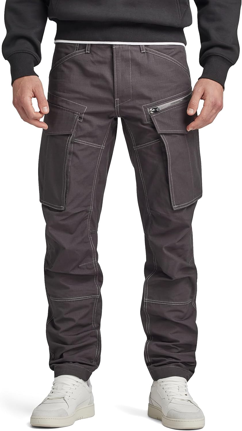 G-STAR RAW Men's Rovic Zip 3D Straight Tapered Fit Cargo Pants