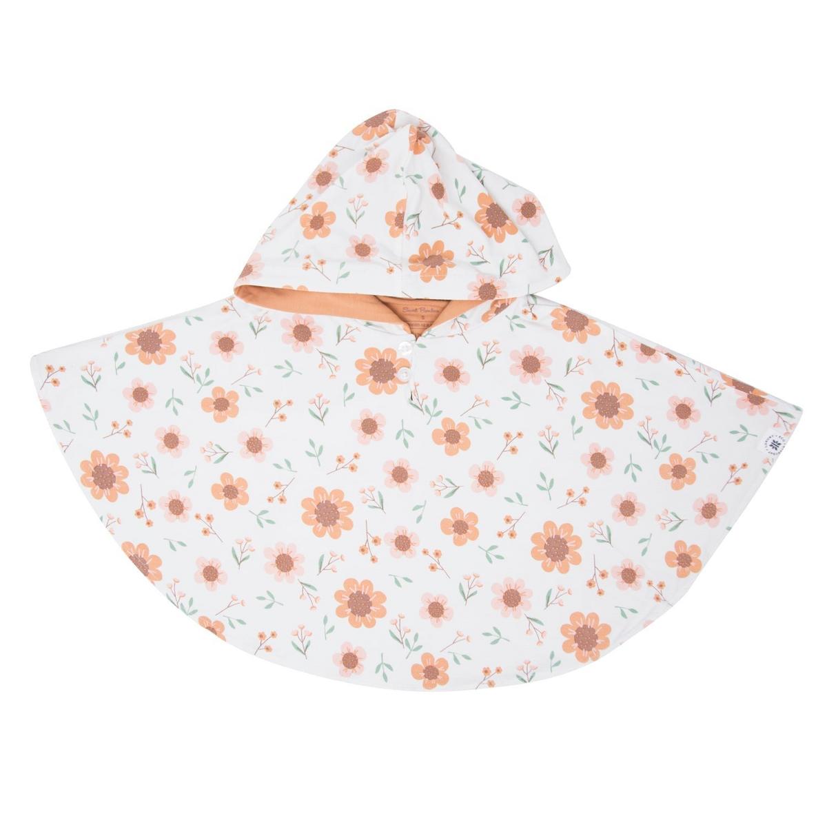 Hooded Poncho - Sunflower