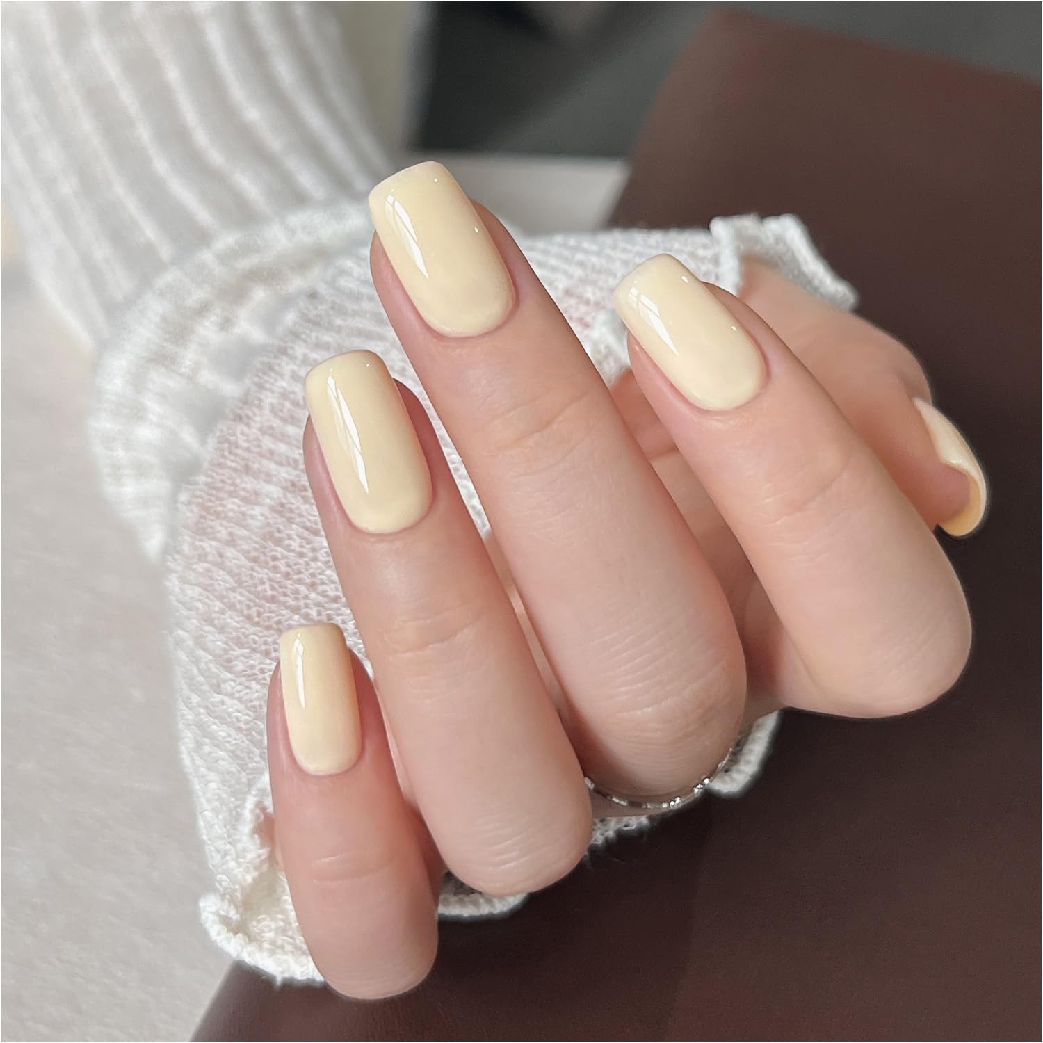 GAOY Sheer Light Pink Gel Nail Polish, 16ml Jelly Milky White Peach Translucent Color 1352 UV Light Cure Gel Polish for Nail Art DIY Manicure and Pedicure at Home