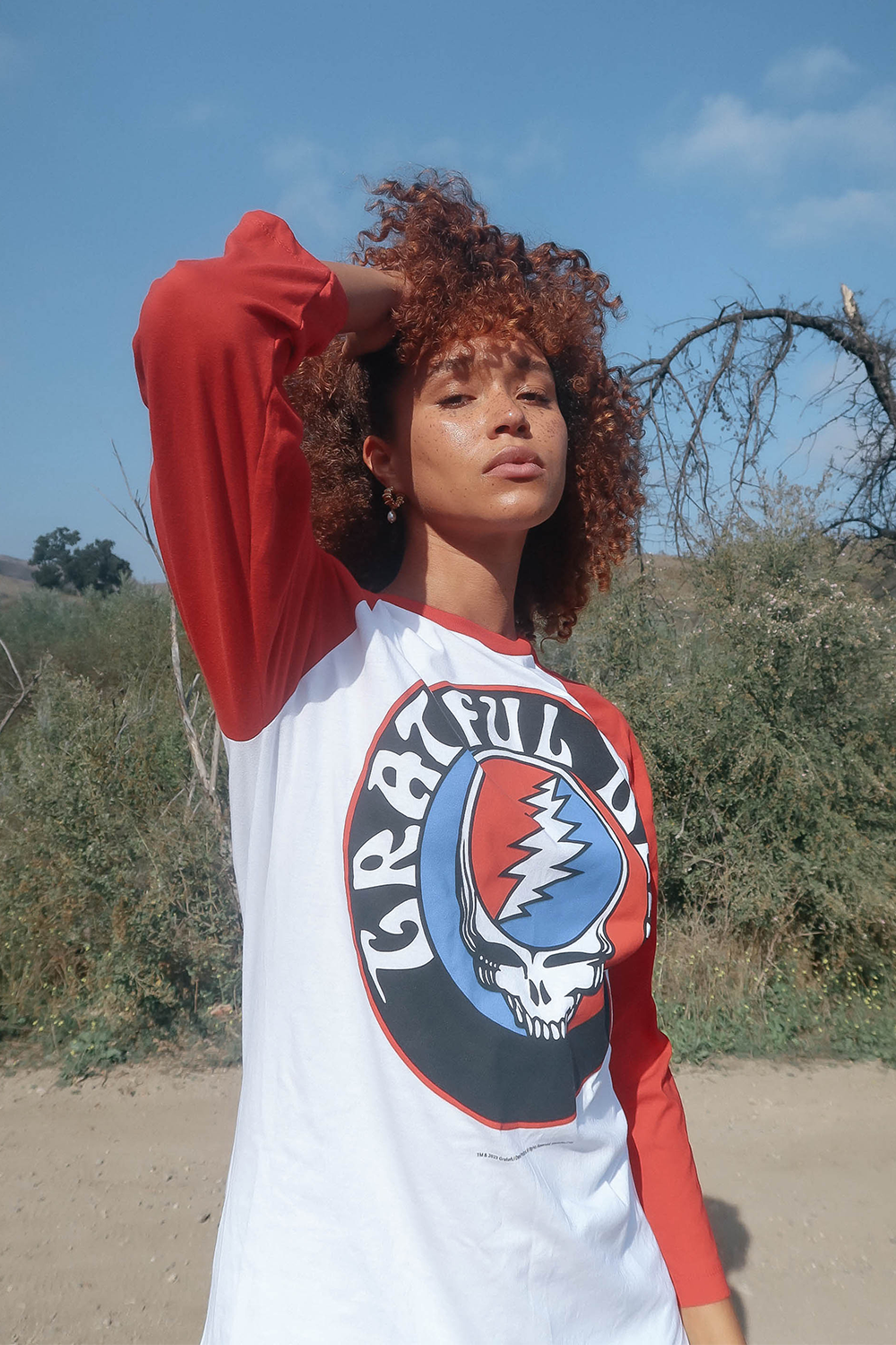 Grateful Dead Stealie Baseball Tee by People of Leisure