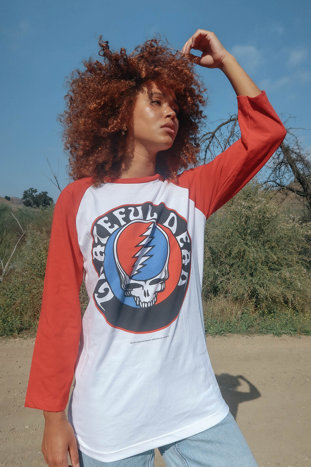 Grateful Dead Stealie Baseball Tee by People of Leisure