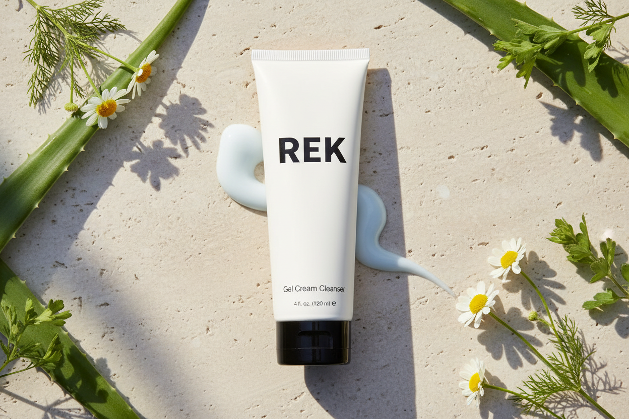 Gel Cream Cleanser – Hydrating & Gentle | REK Cosmetics