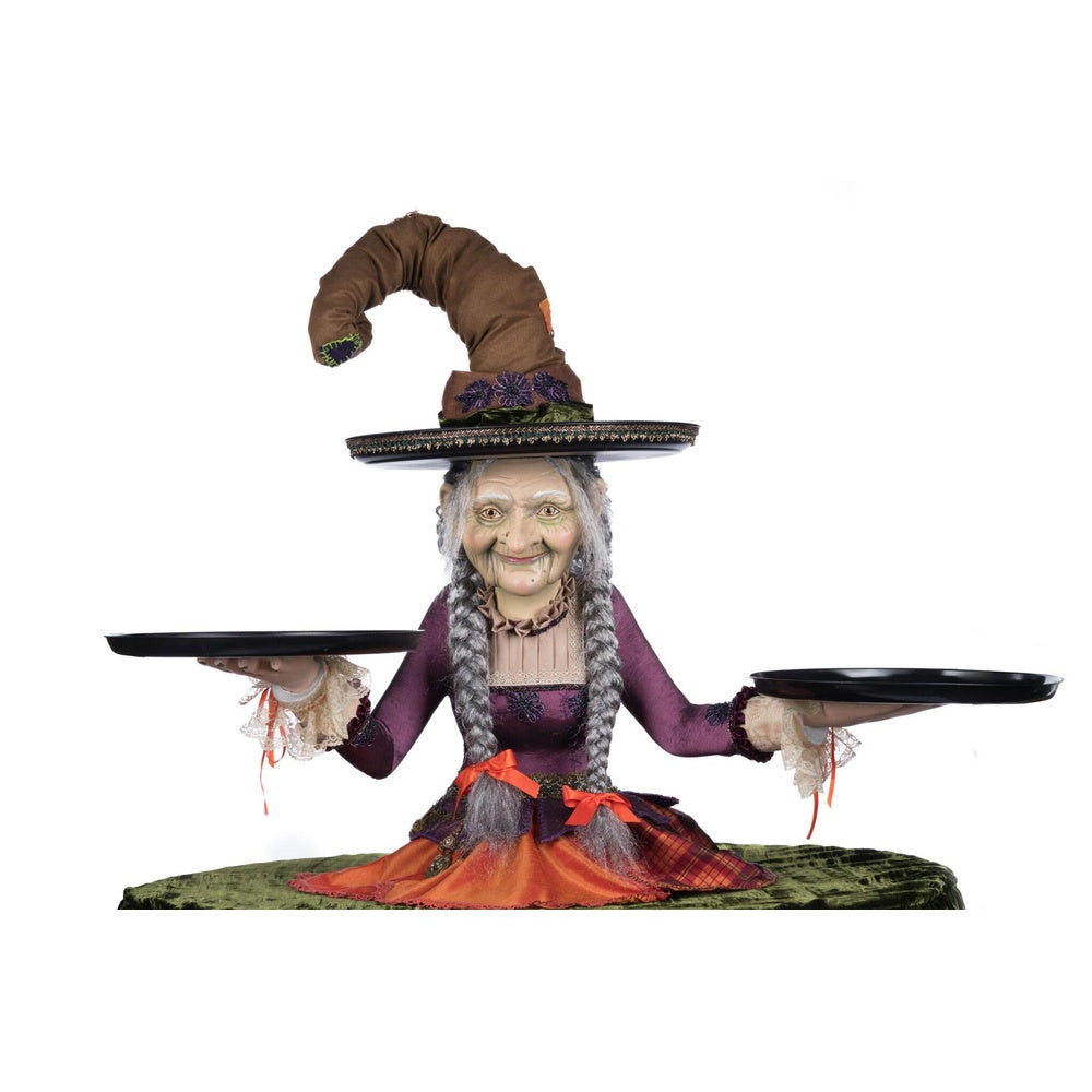 Gertrude Grimoir Witch Cupcake Server by Katherine's Collection