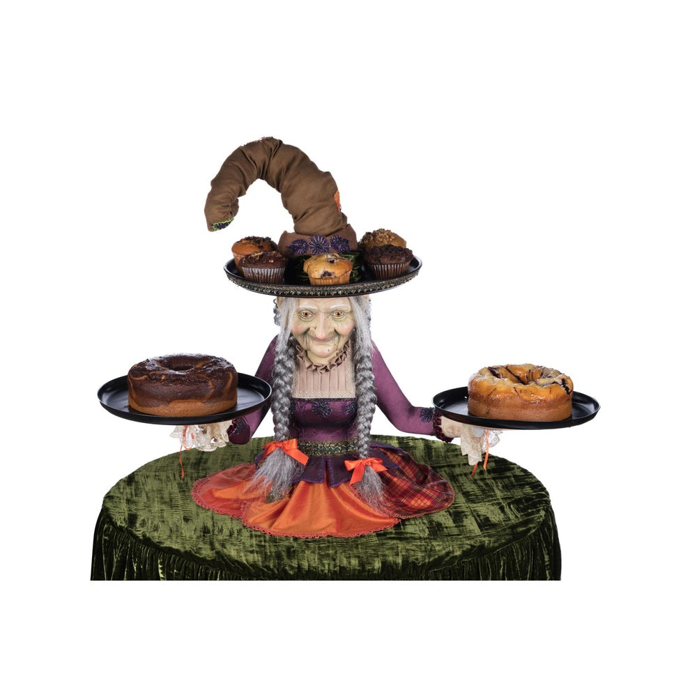 Gertrude Grimoir Witch Cupcake Server by Katherine's Collection
