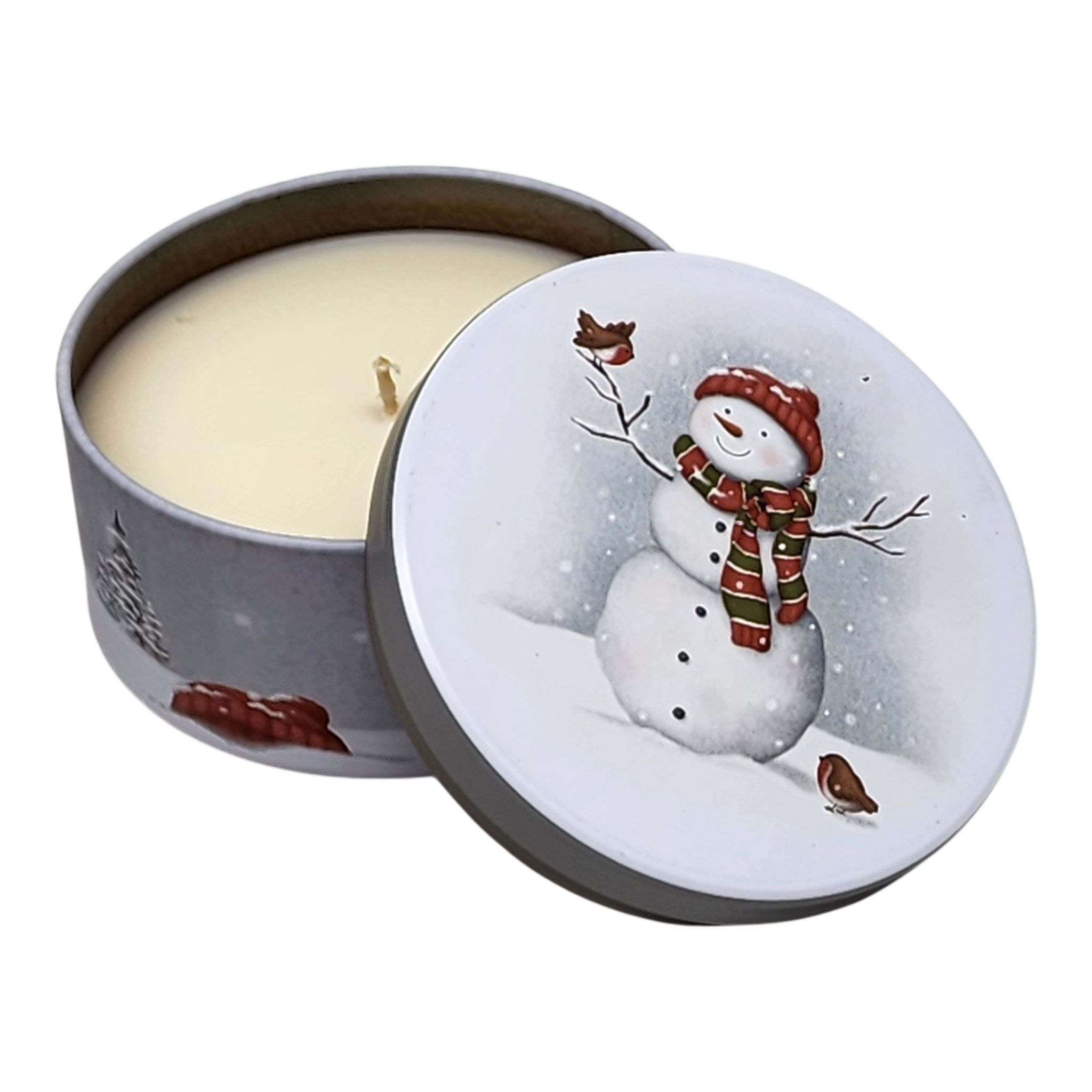 Snowman Sugar Cookie Candle - Warm Holiday Fragrance