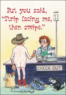 Birthday Card - Strip and Swipe