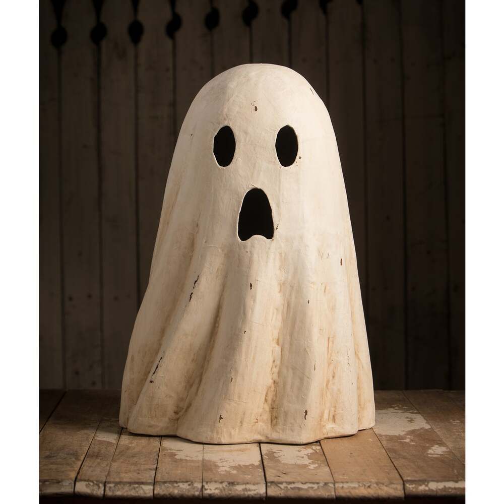 Ghost Luminary Large Paper Mache by Bethany Lowe Designs - LAST CHANCE!