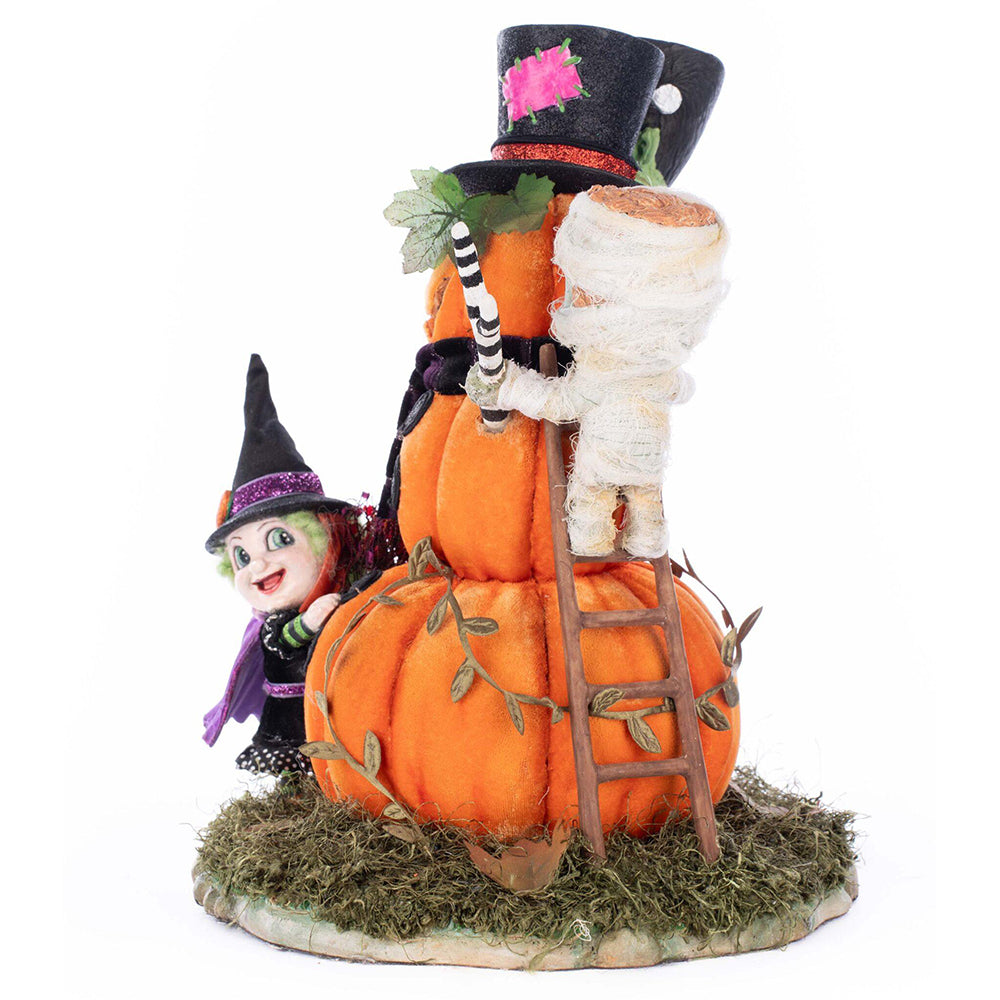 Ghouls Building Pumpkin Man by Katherine's Collection