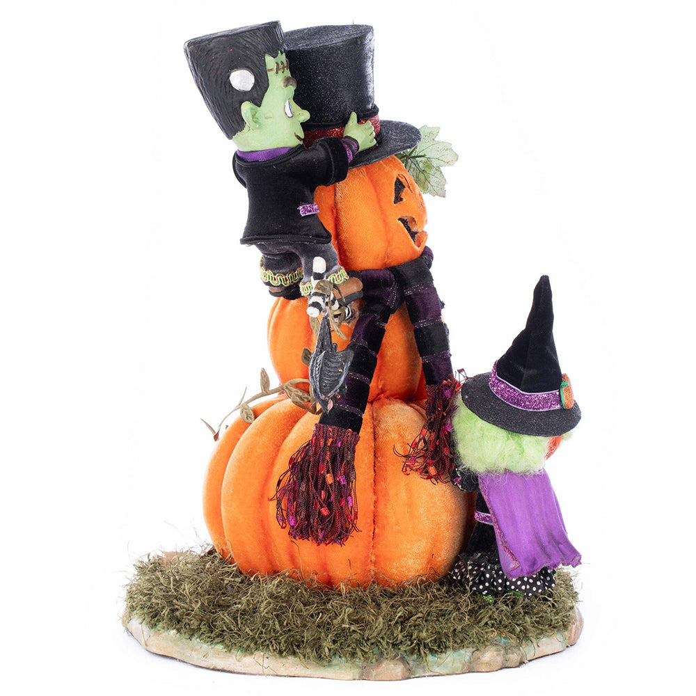 Ghouls Building Pumpkin Man by Katherine's Collection