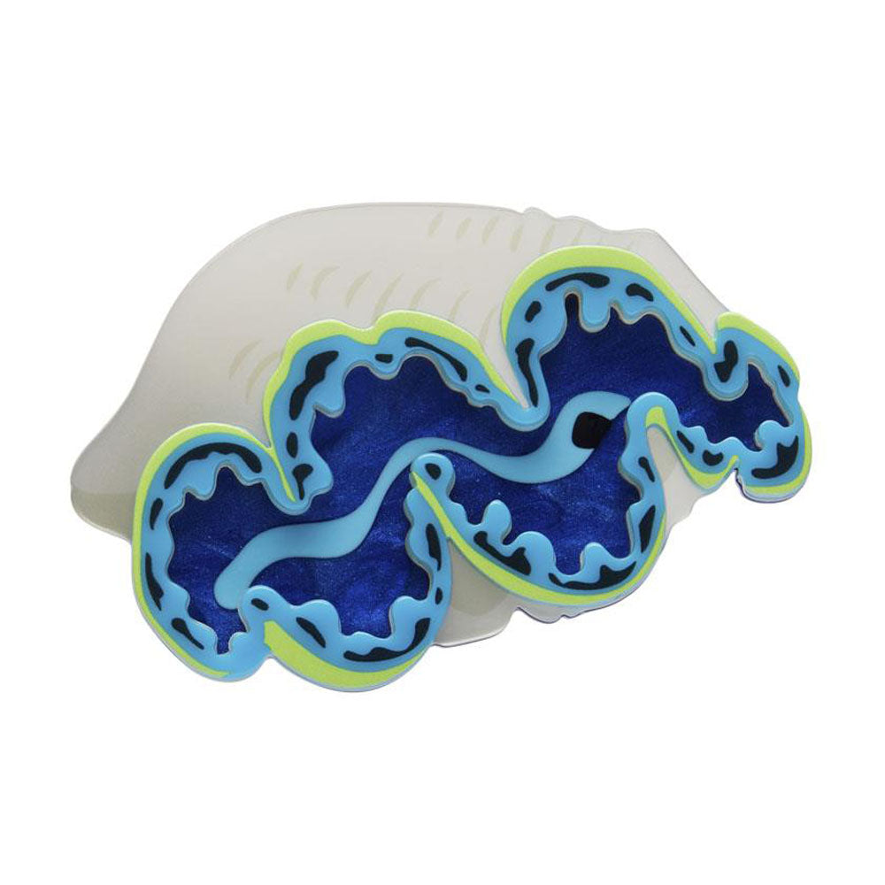 Giant Clam Brooch by Erstwilder