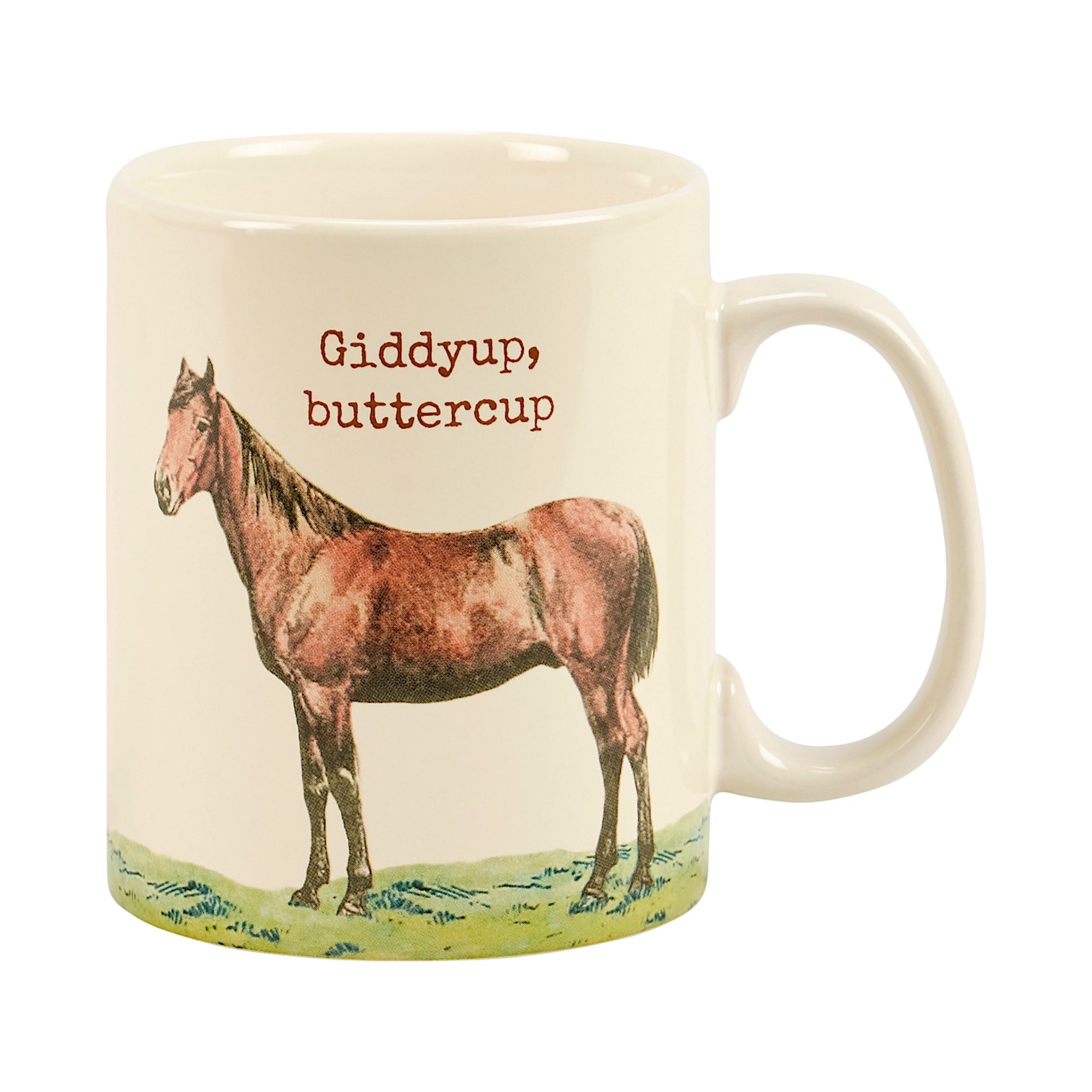 Giddyup Buttercup Horse Ceramic Mug | 20 oz