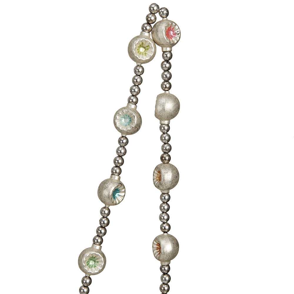 Reflector Glass Beaded Ornament Garland in Kraft Box
