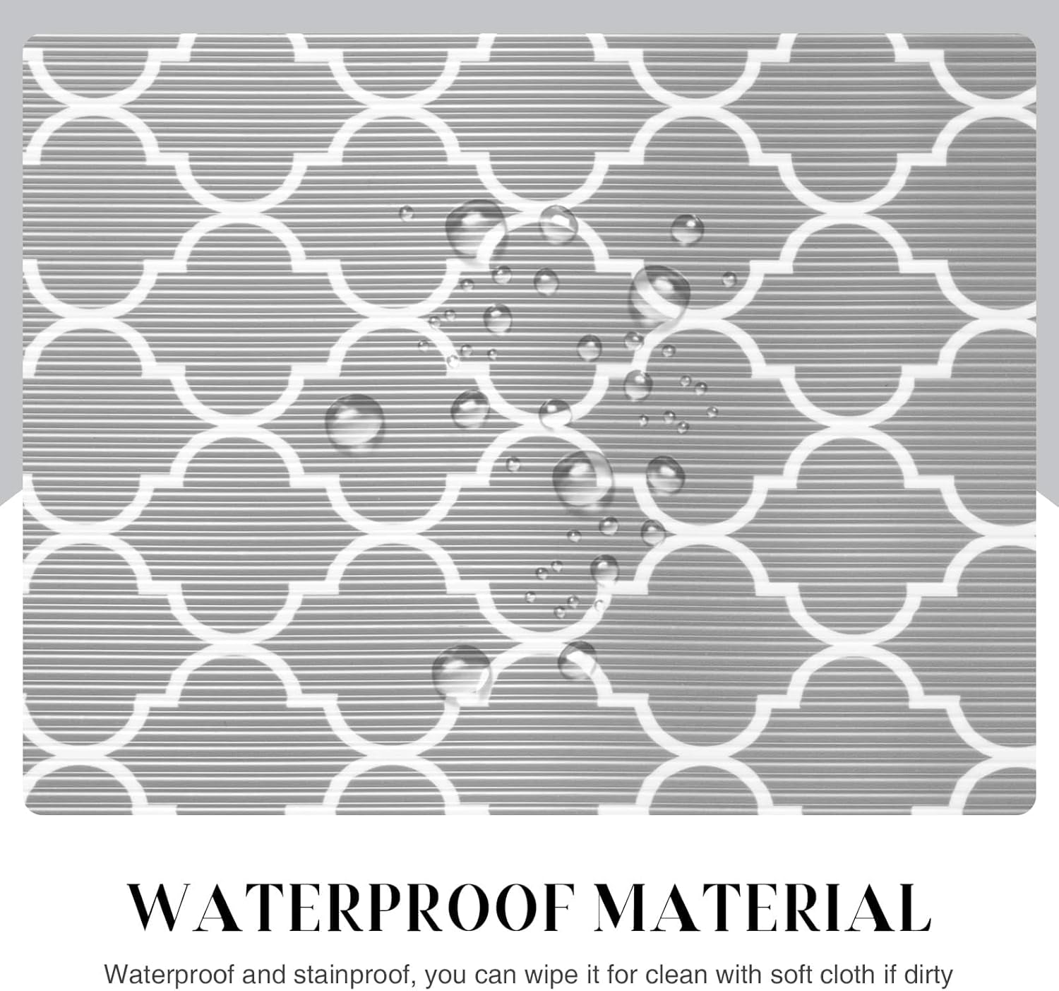 Glotoch 2 Rolls Shelf Liners for Kitchen Cabinets - Non Adhesive Cabinet and Drawer Liner, Double Sided Non-Slip Durable and Strong, 12” x 20 ft & 17.5” x 30 ft