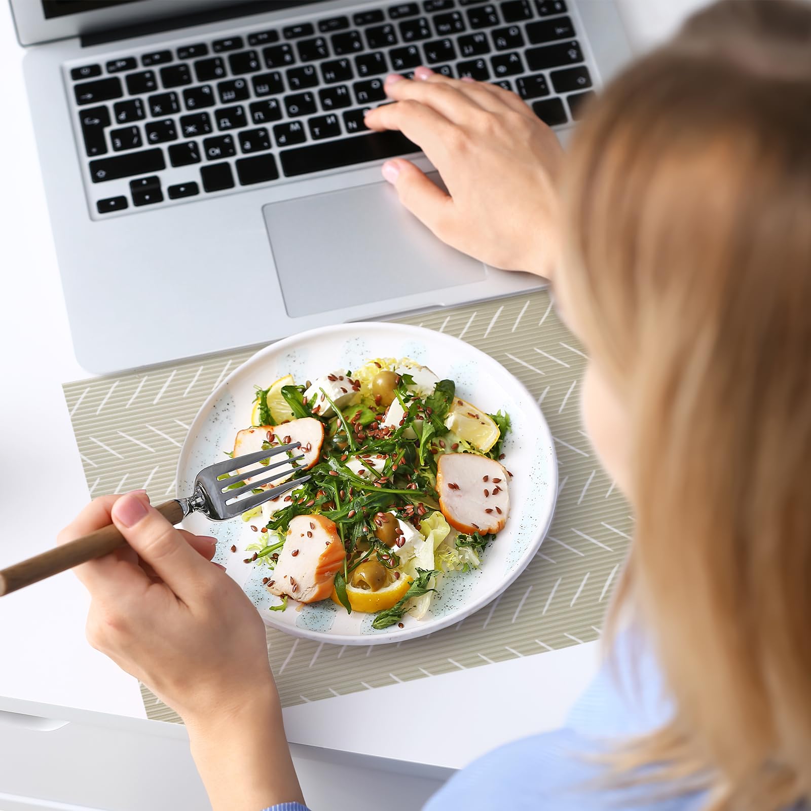 Glotoch Shelf Liner for Kitchen Cabinets Non Adhesive, 12" x20FT(240 Inch) Non Slip Drawer Liners, Waterproof Shelf Paper Closet Liners for Refrigerator Gray