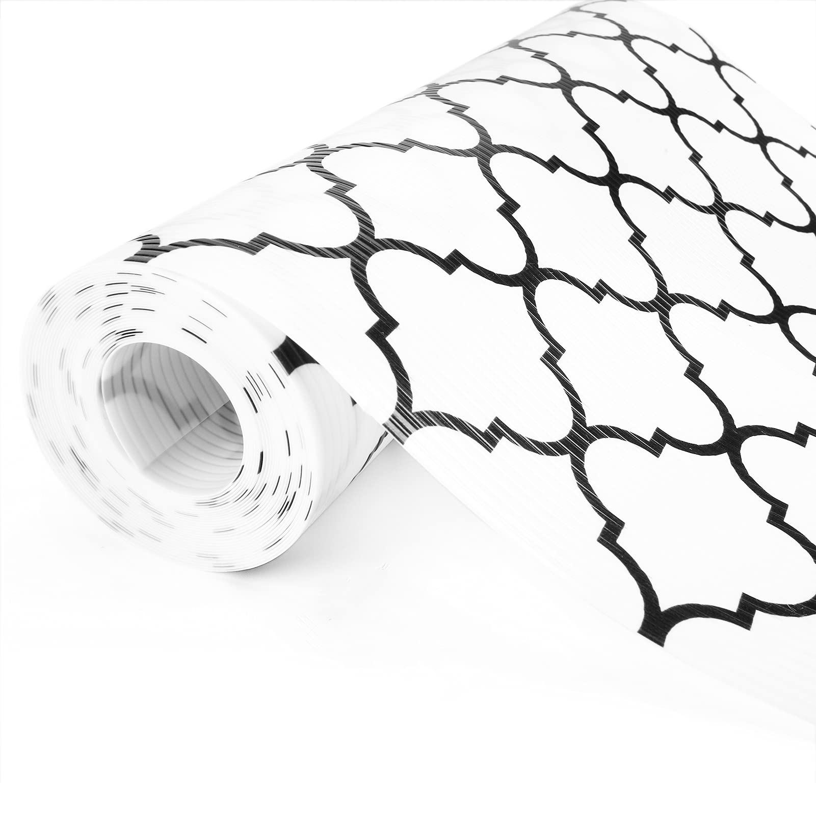 Glotoch Shelf Liner for Kitchen Cabinets Non Adhesive, 12" x20FT(240 Inch) Non Slip Drawer Liners, Waterproof Shelf Paper Closet Liners for Refrigerator Gray