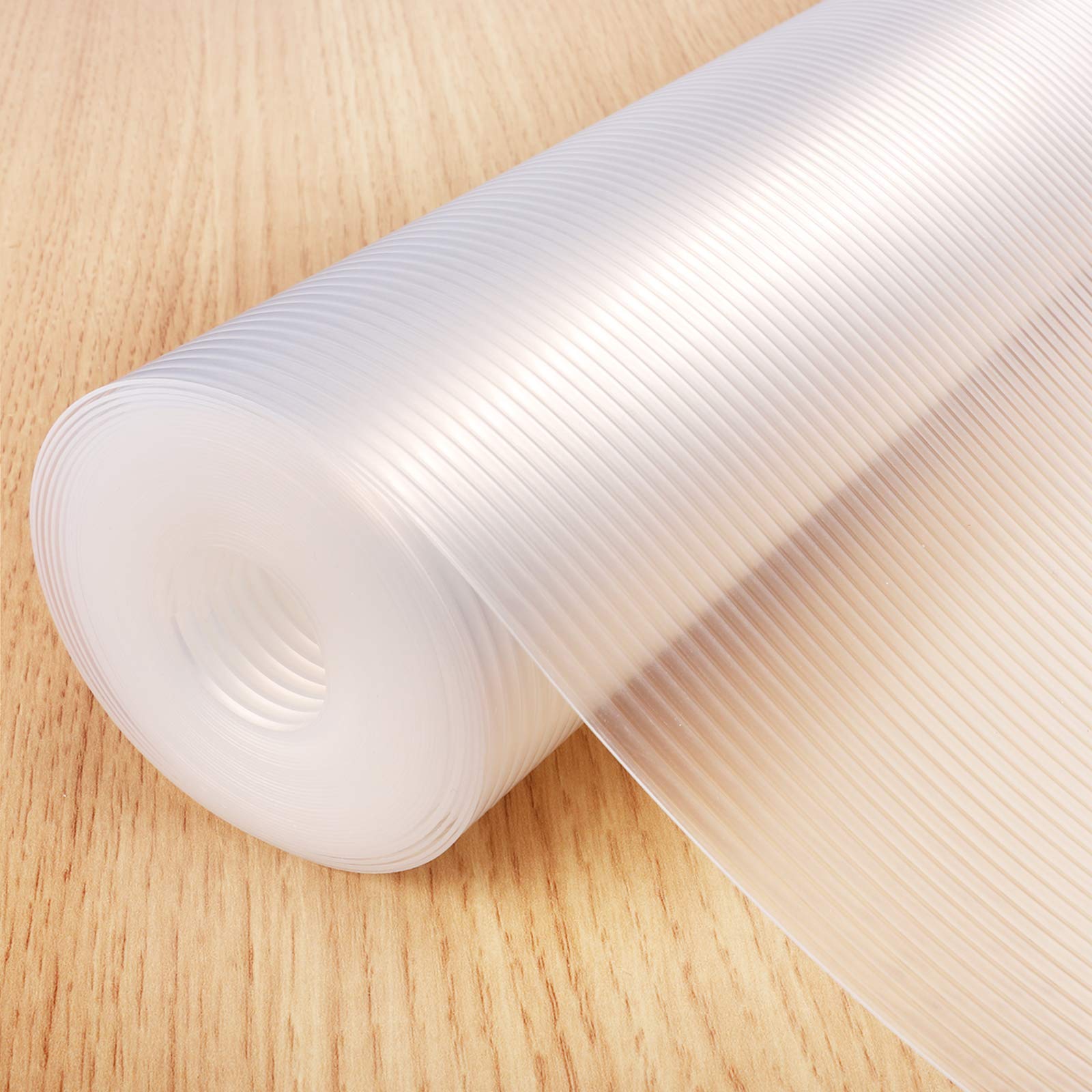 Glotoch Shelf Liner for Kitchen Cabinets Non Adhesive, 12" x20FT(240 Inch) Non Slip Drawer Liners, Waterproof Shelf Paper Closet Liners for Refrigerator Gray