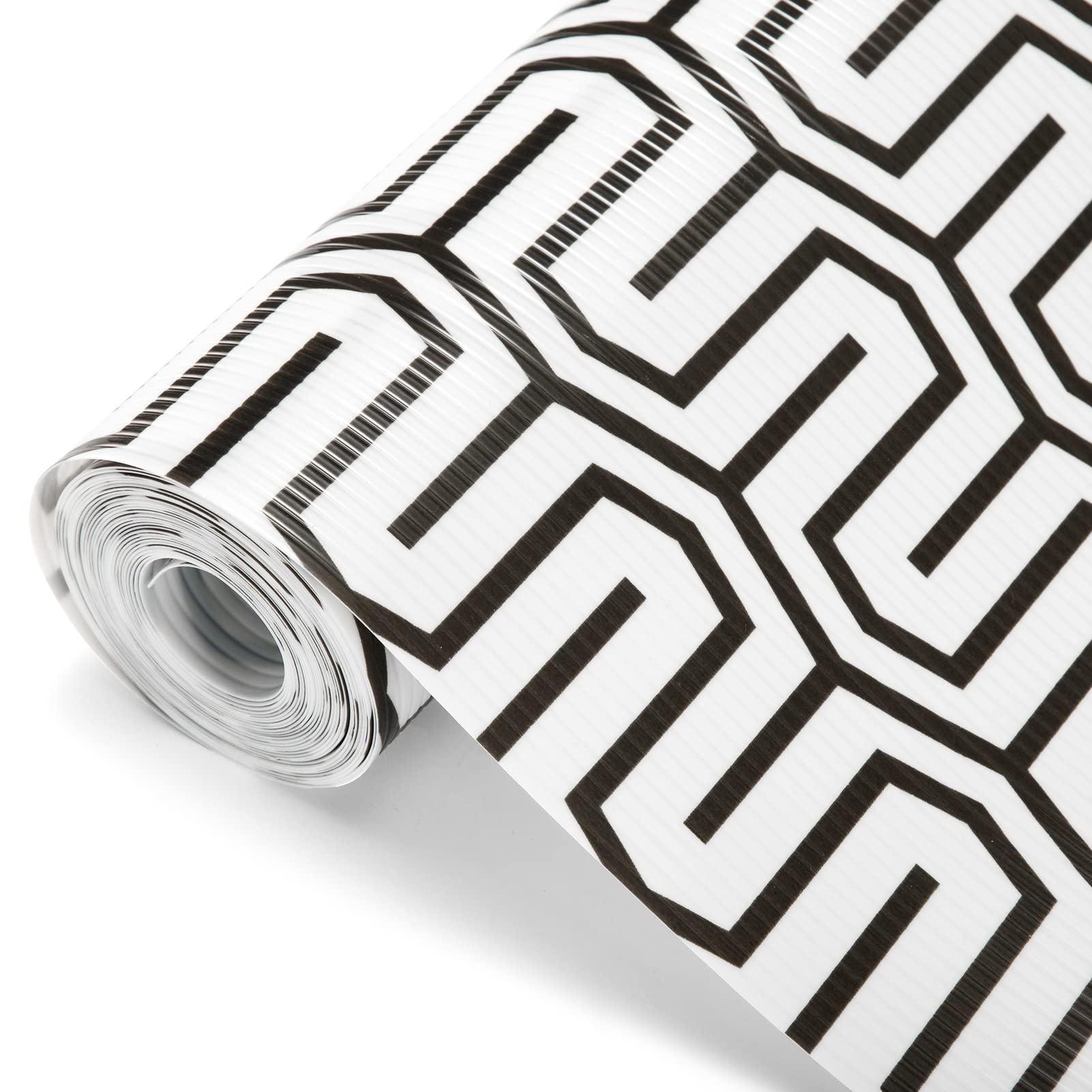 Glotoch Shelf Liner for Kitchen Cabinets Non Adhesive, 12" x20FT(240 Inch) Non Slip Drawer Liners, Waterproof Shelf Paper Closet Liners for Refrigerator Gray