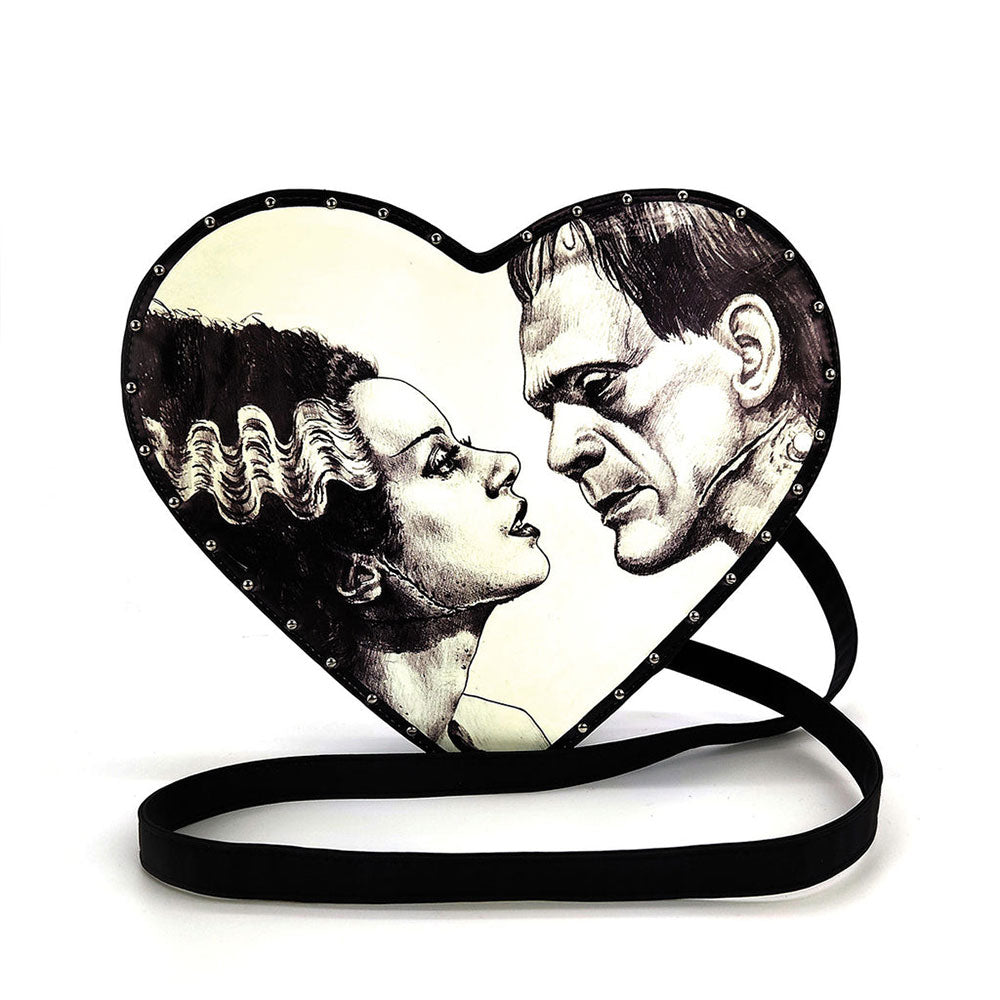 Glow In The Dark Heart Shape Frank W/ Bride Backpack