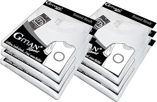 Gman T-Shirt Round Neck/V-Neck for Man (3-Pack)