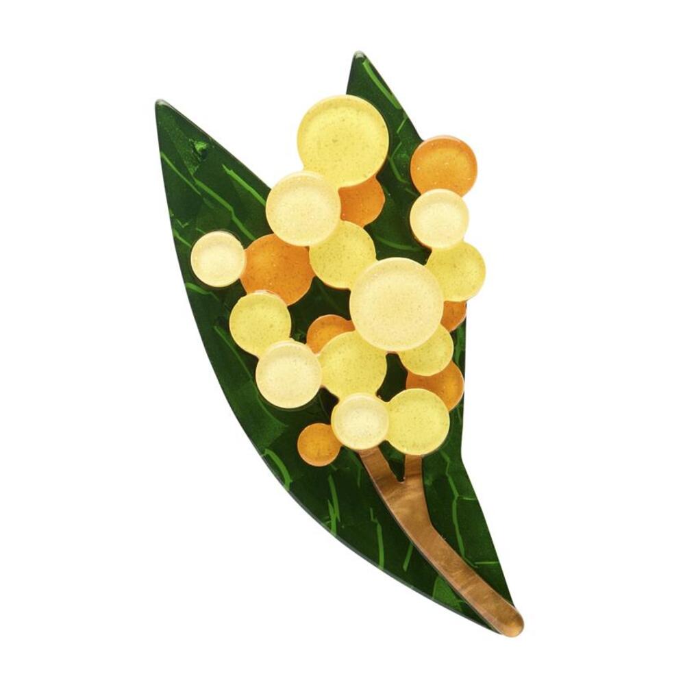 Golden Wattle Brooch by Erstwilder