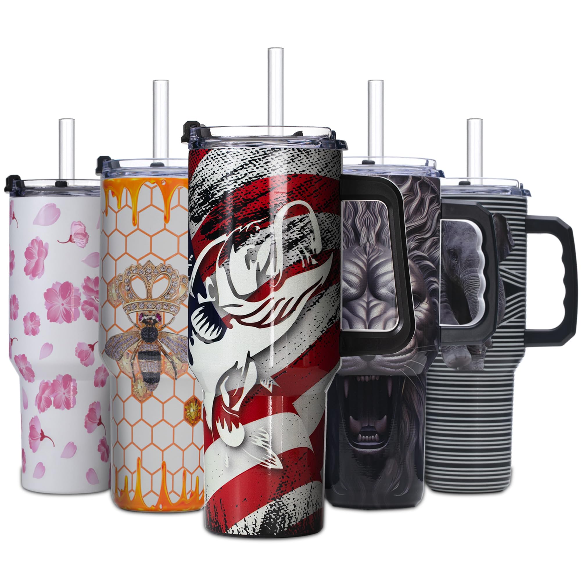 Gome 40oz Neon Gaming Tumbler - Gamer Gifts for Men & Boys - Birthday Gifts for Game Lovers, Boyfriend Insulated Stainless Steel Gamer Cup with Handle