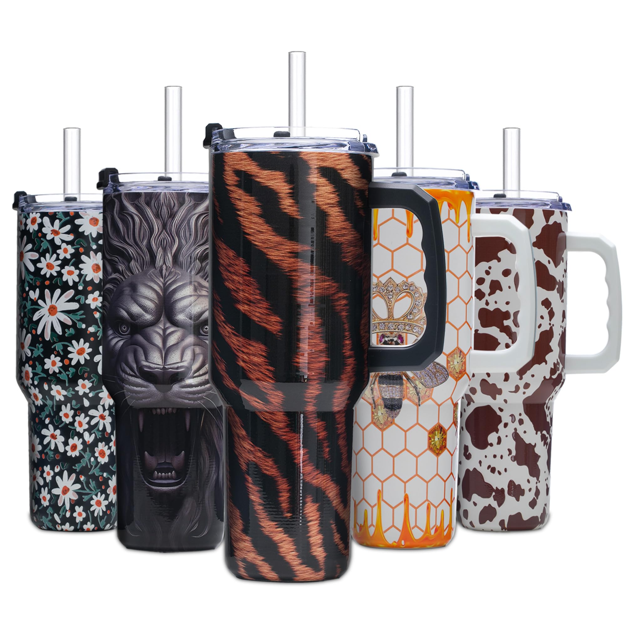 Gome 40oz Neon Gaming Tumbler - Gamer Gifts for Men & Boys - Birthday Gifts for Game Lovers, Boyfriend Insulated Stainless Steel Gamer Cup with Handle