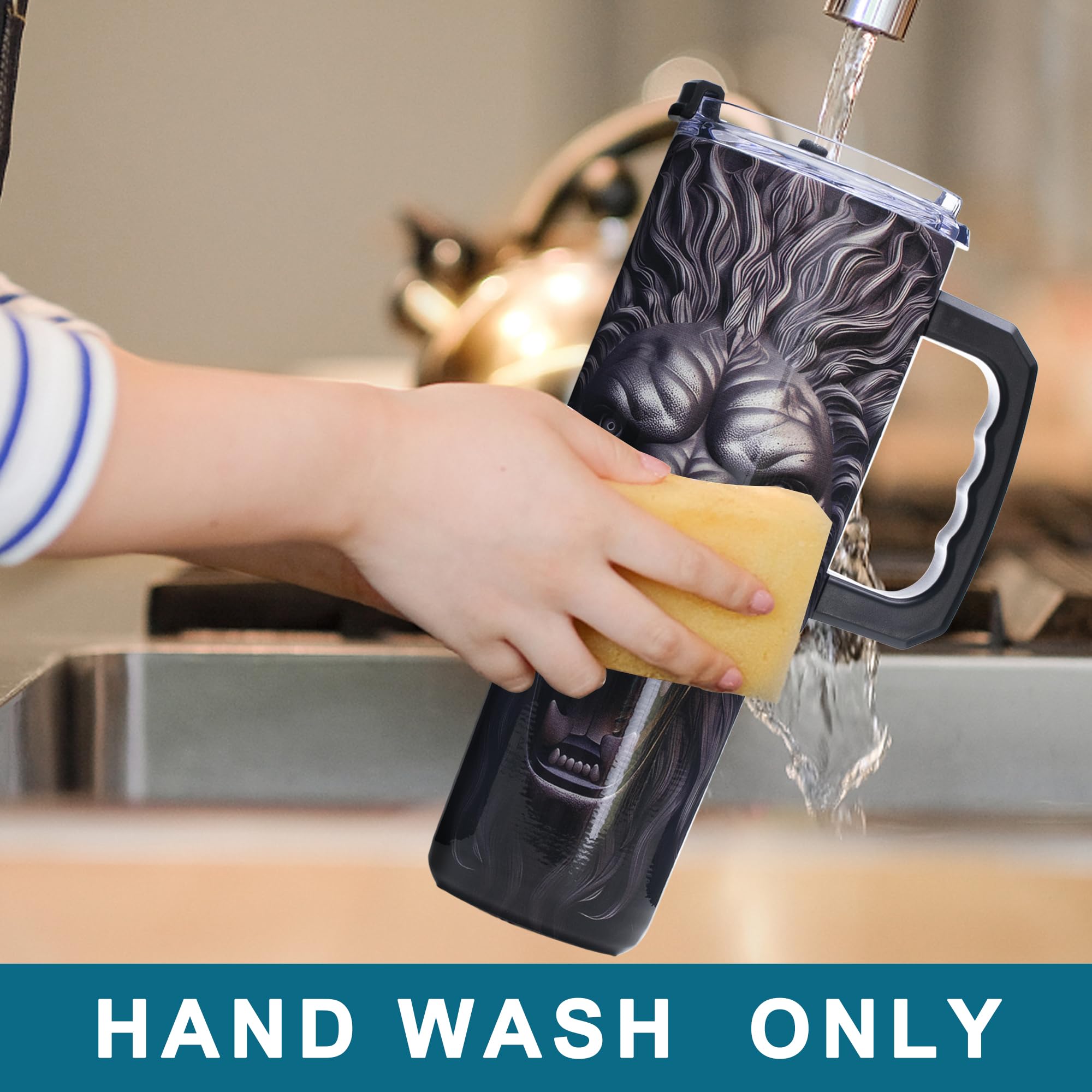 Gome 40oz Neon Gaming Tumbler - Gamer Gifts for Men & Boys - Birthday Gifts for Game Lovers, Boyfriend Insulated Stainless Steel Gamer Cup with Handle