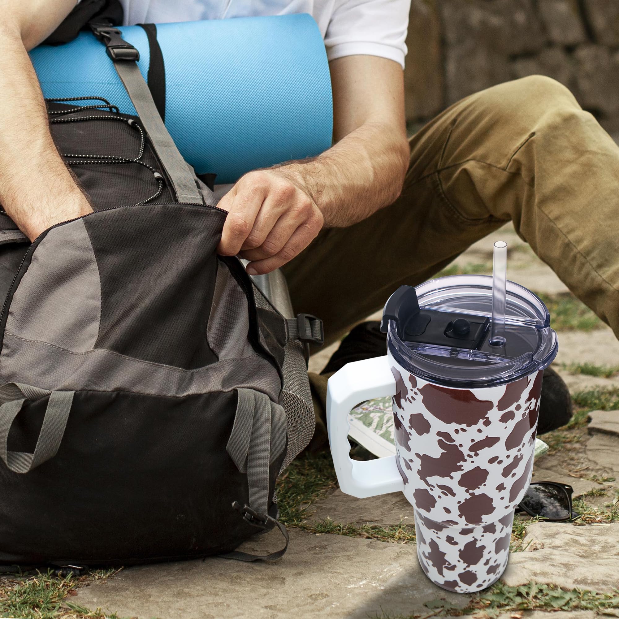 Gome 40oz Neon Gaming Tumbler - Gamer Gifts for Men & Boys - Birthday Gifts for Game Lovers, Boyfriend Insulated Stainless Steel Gamer Cup with Handle